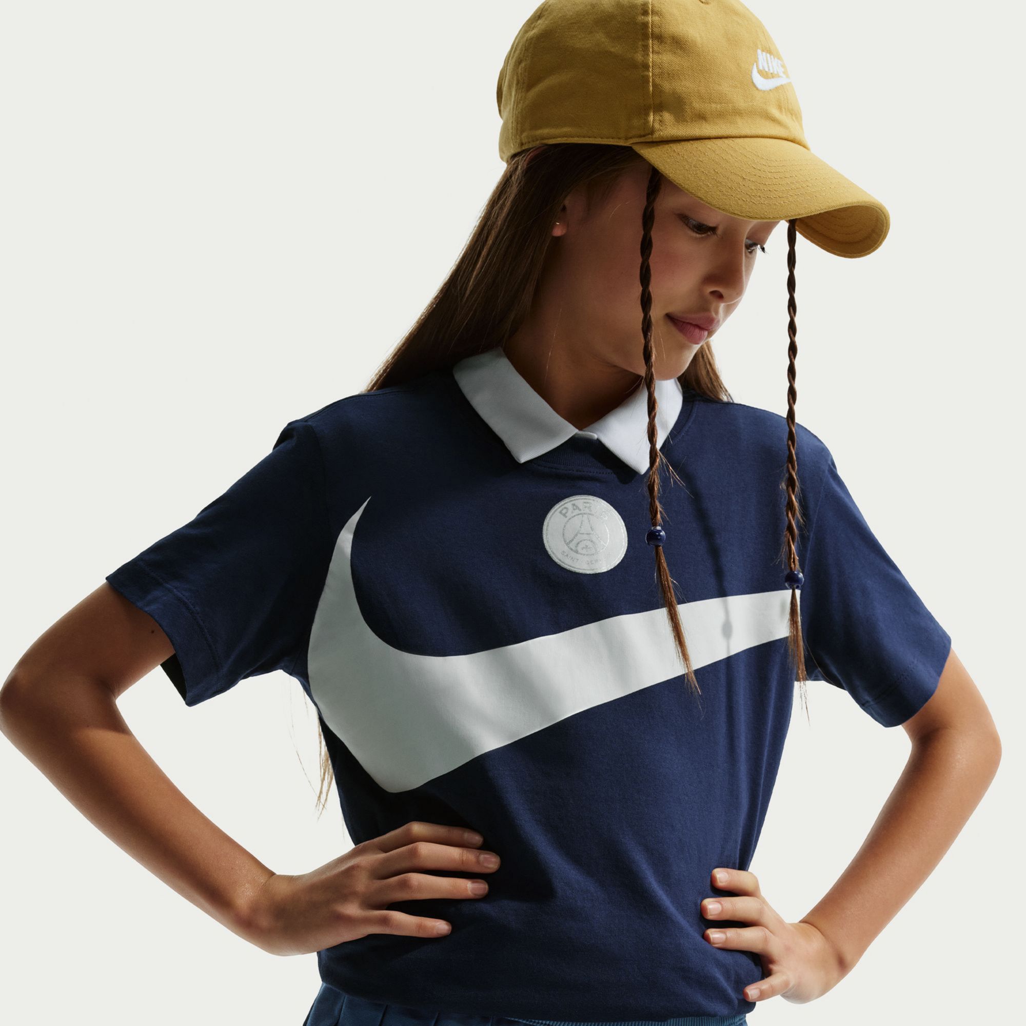 Nike Youth Paris Saint-Germain Midnight Navy Fifth T-Shirt product image