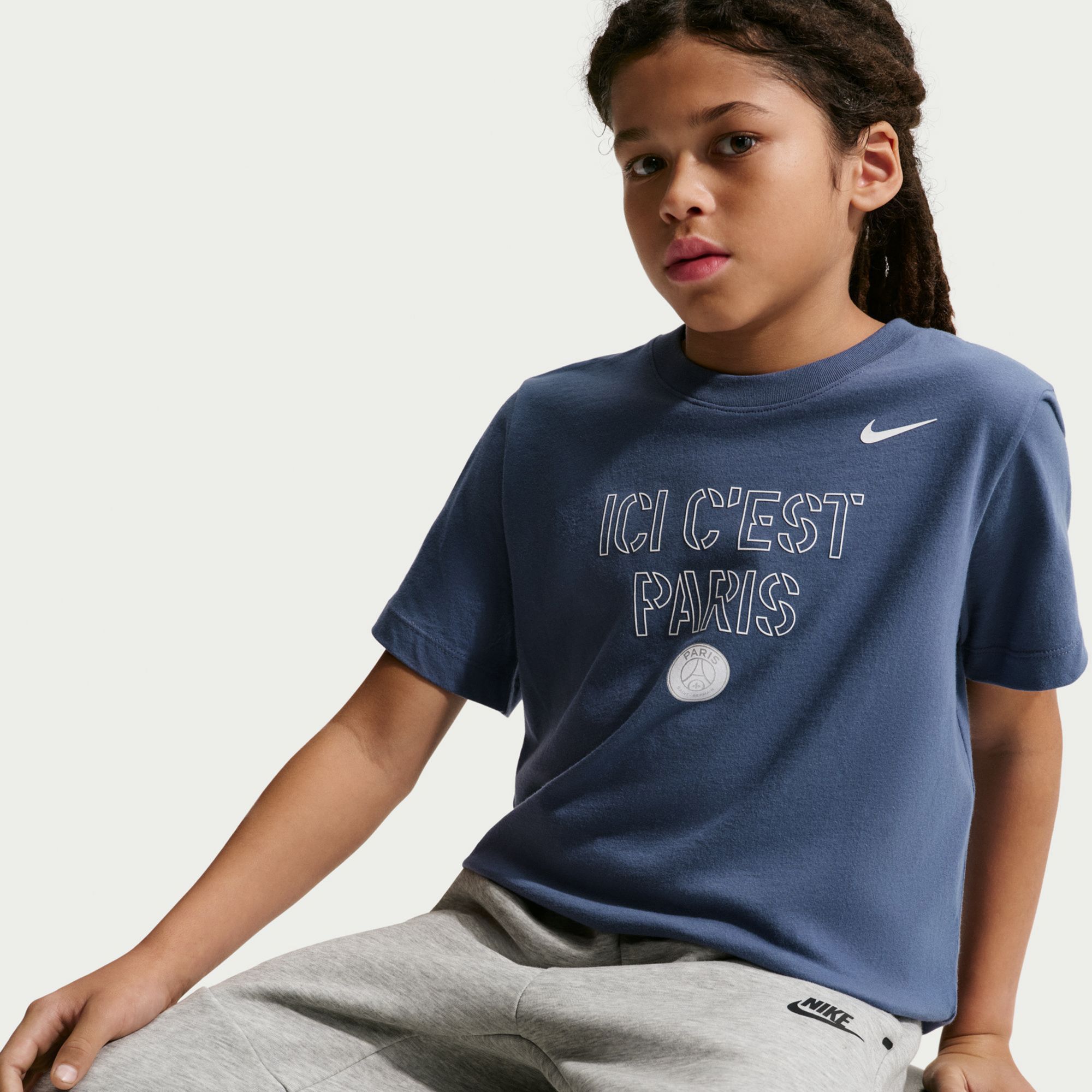 Nike Youth Paris Saint-Germain Diffused Blue Fifth T-Shirt product image