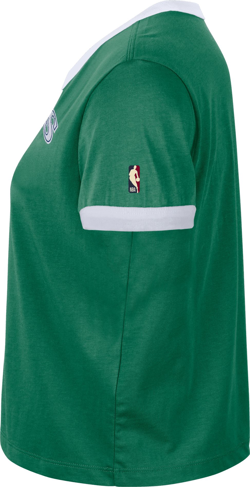 Nike Women's Dallas Mavericks Green Hardwood Classics Ringer T-Shirt product image