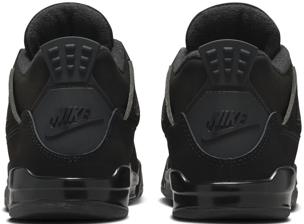 Air Jordan Kids' Preschool 4 Retro 'Black Cat' Basketball Shoes product image