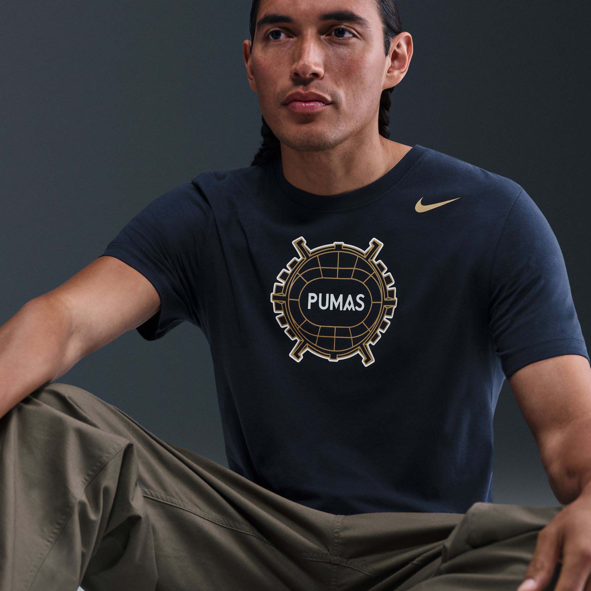 Nike Men's Pumas 2025 Navy Graphic T-Shirt product image