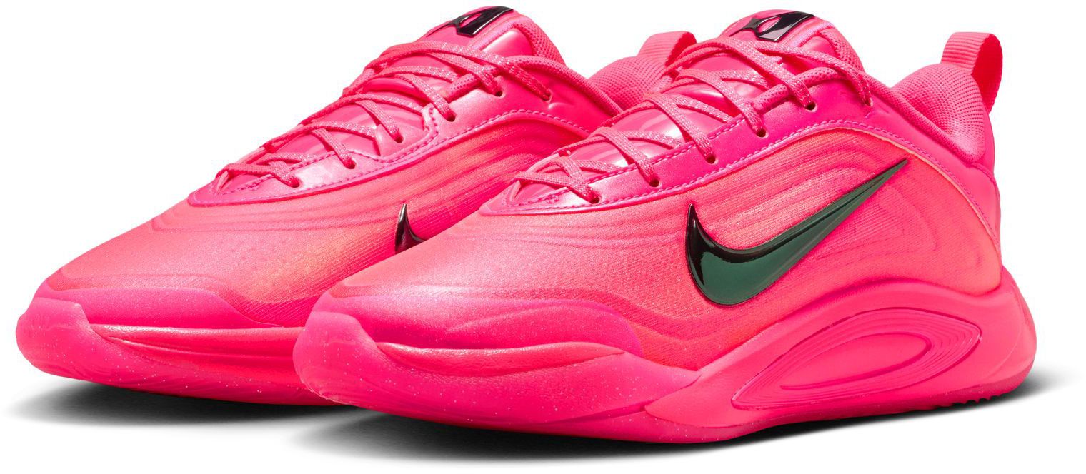 Nike Kids' Grade School A'One 'Warning Label' Basketball Shoes product image