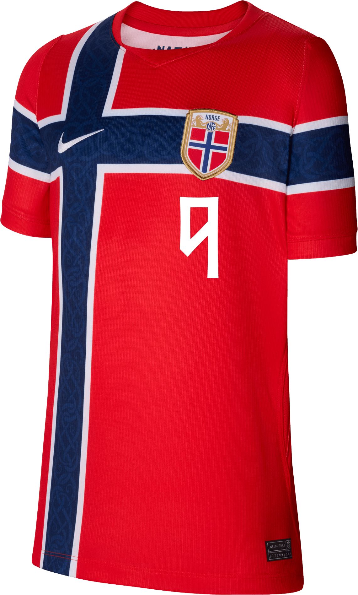 Nike Youth Norway Erling Haaland #9 2026 Home Replica Jersey product image