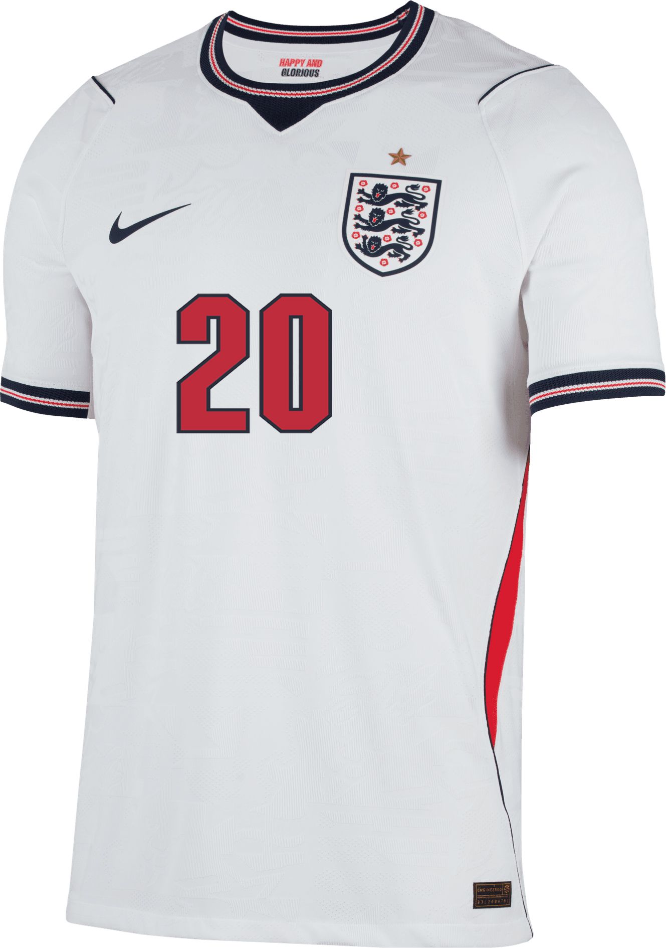 Nike Adult England Cole Palmer #20 2026 Home Authentic Jersey