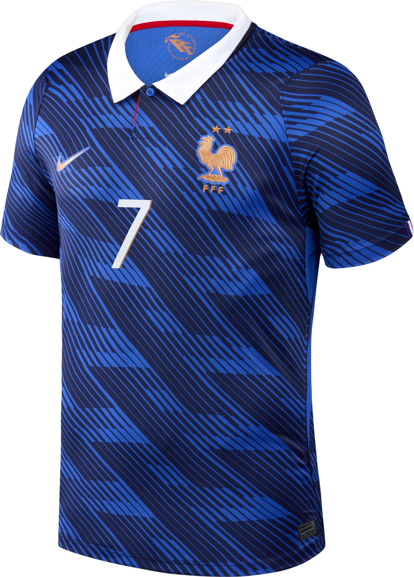 正規品【新品未使用】NIKE 2022年　フランス代表 エンバペ　デンベレ Nike Adult France Ousmane Dembele 2026 Home Replica Jersey