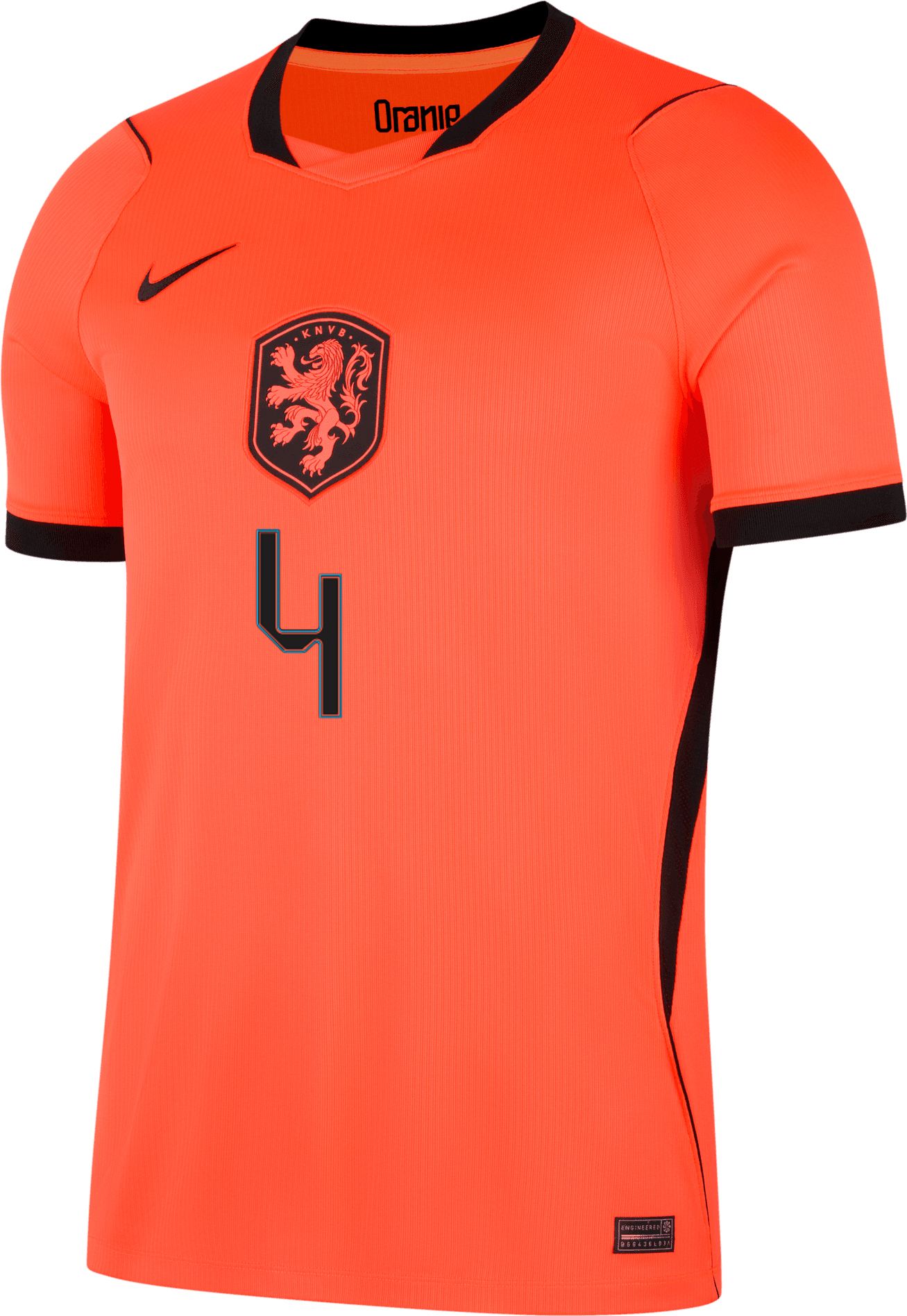 Nike Adult Netherlands Virgil Van Djik #4 2026 Home Replica Jersey product image