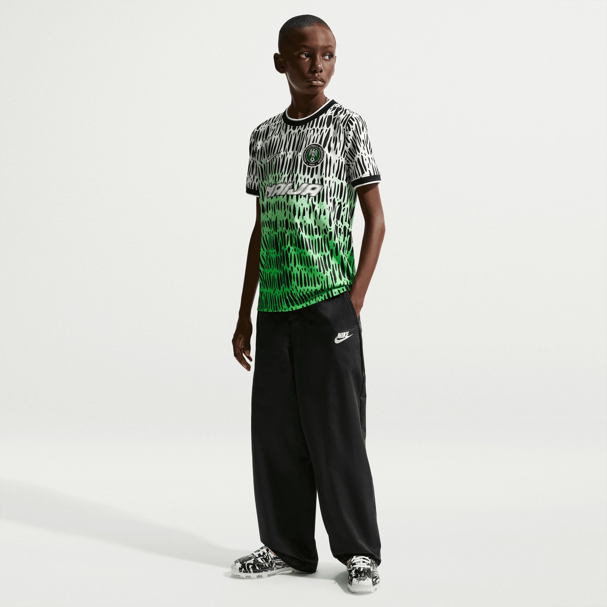 Nike X2 Youth Nigeria X Slawn 2026 Home Prematch Jersey | Dick's