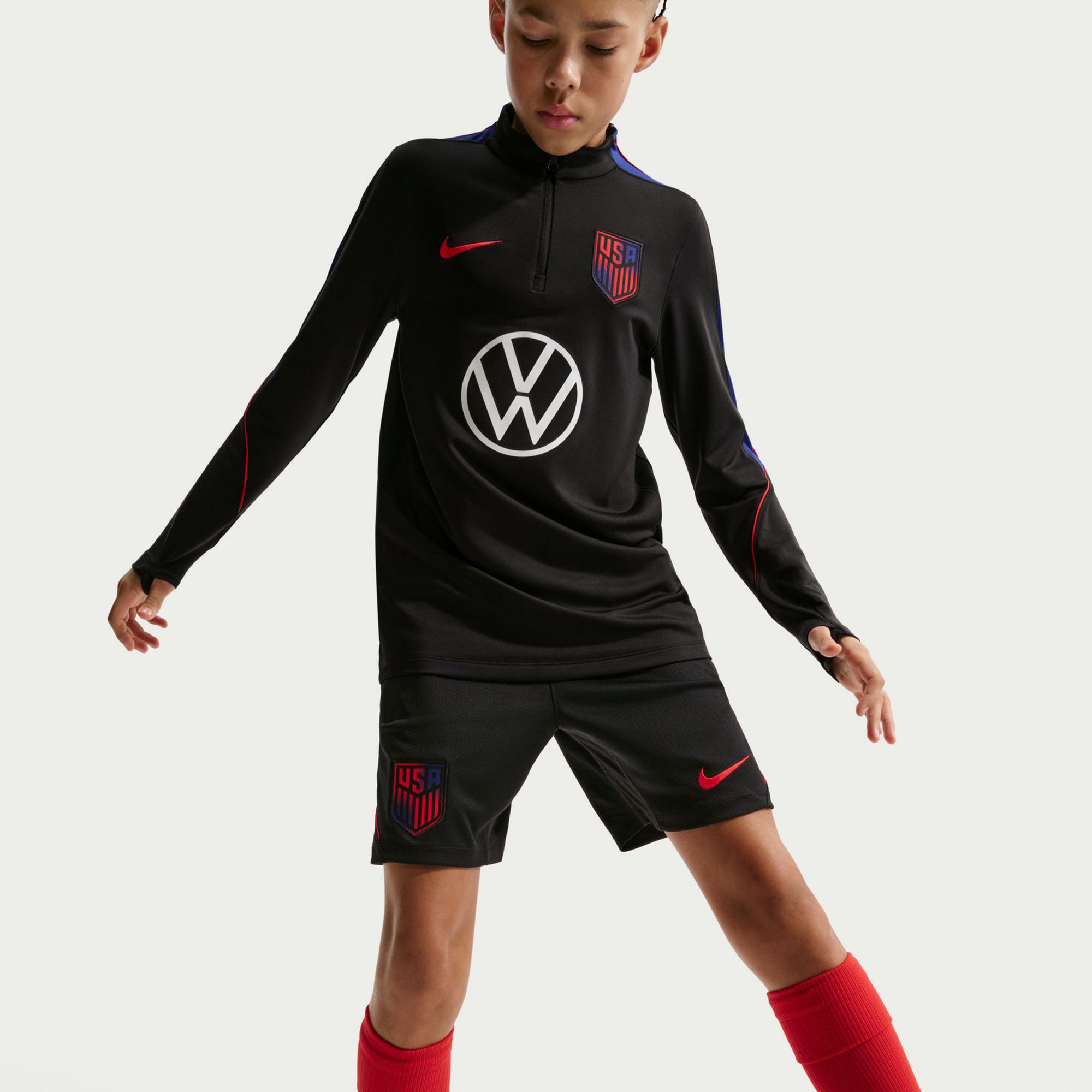 Nike Youth USMNT 2026 Home Strike Training Shorts product image