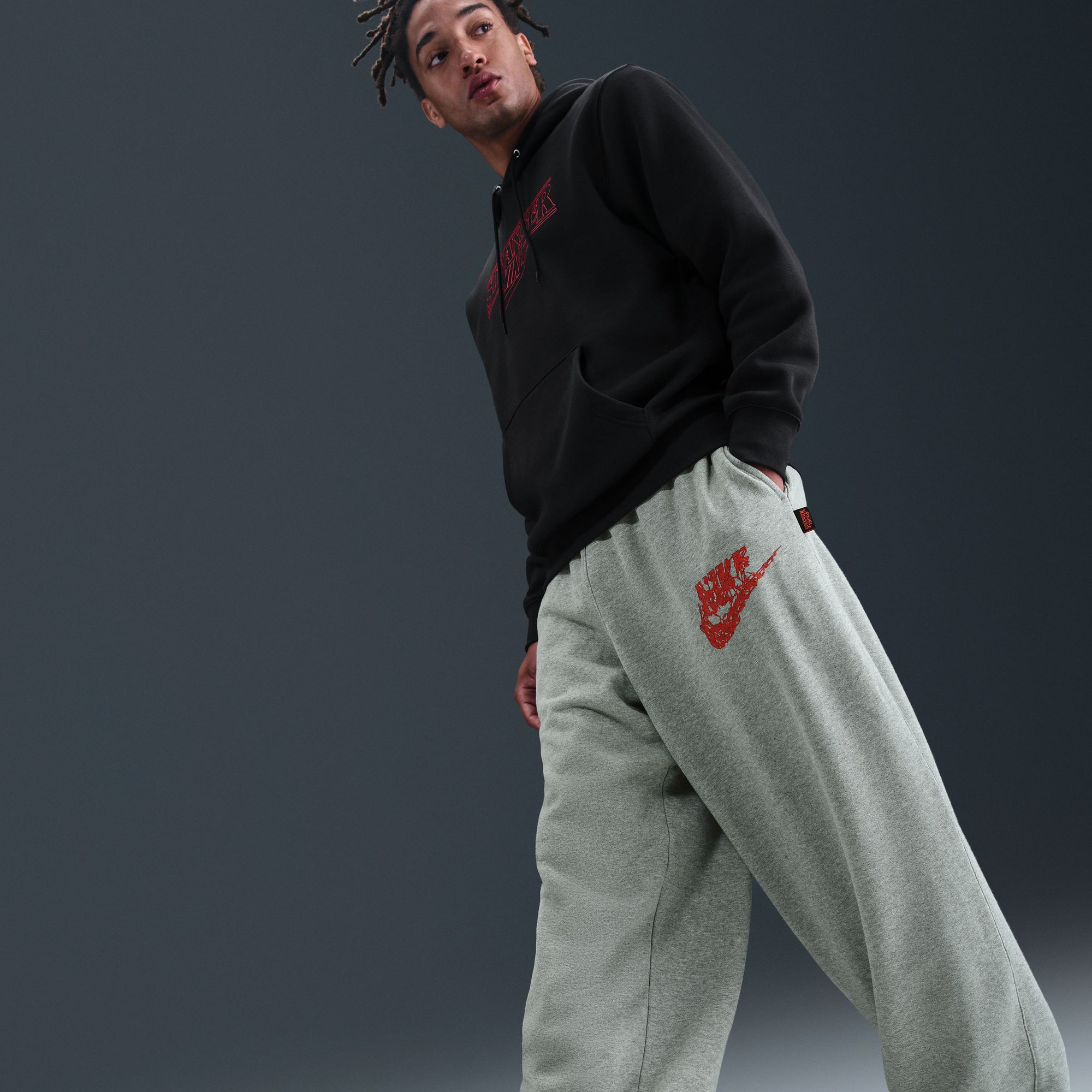 Nike x Stranger Things Men's Sportswear Vecna Oversized Pants product image