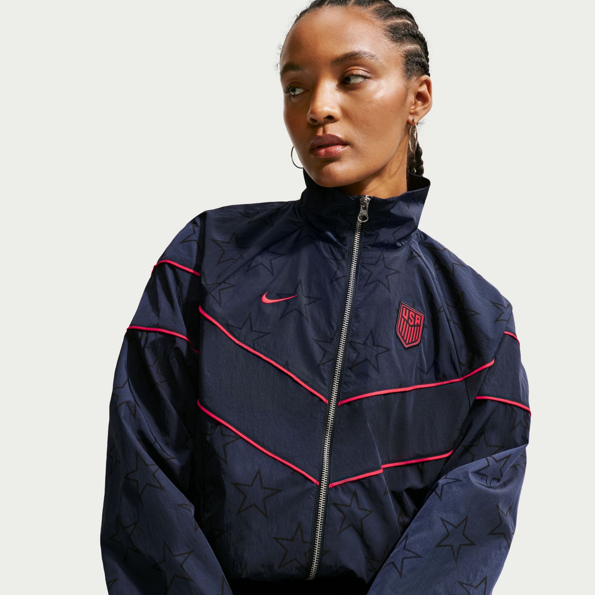 Nike Women's USMNT 2026 Home Windrunner Jacket product image