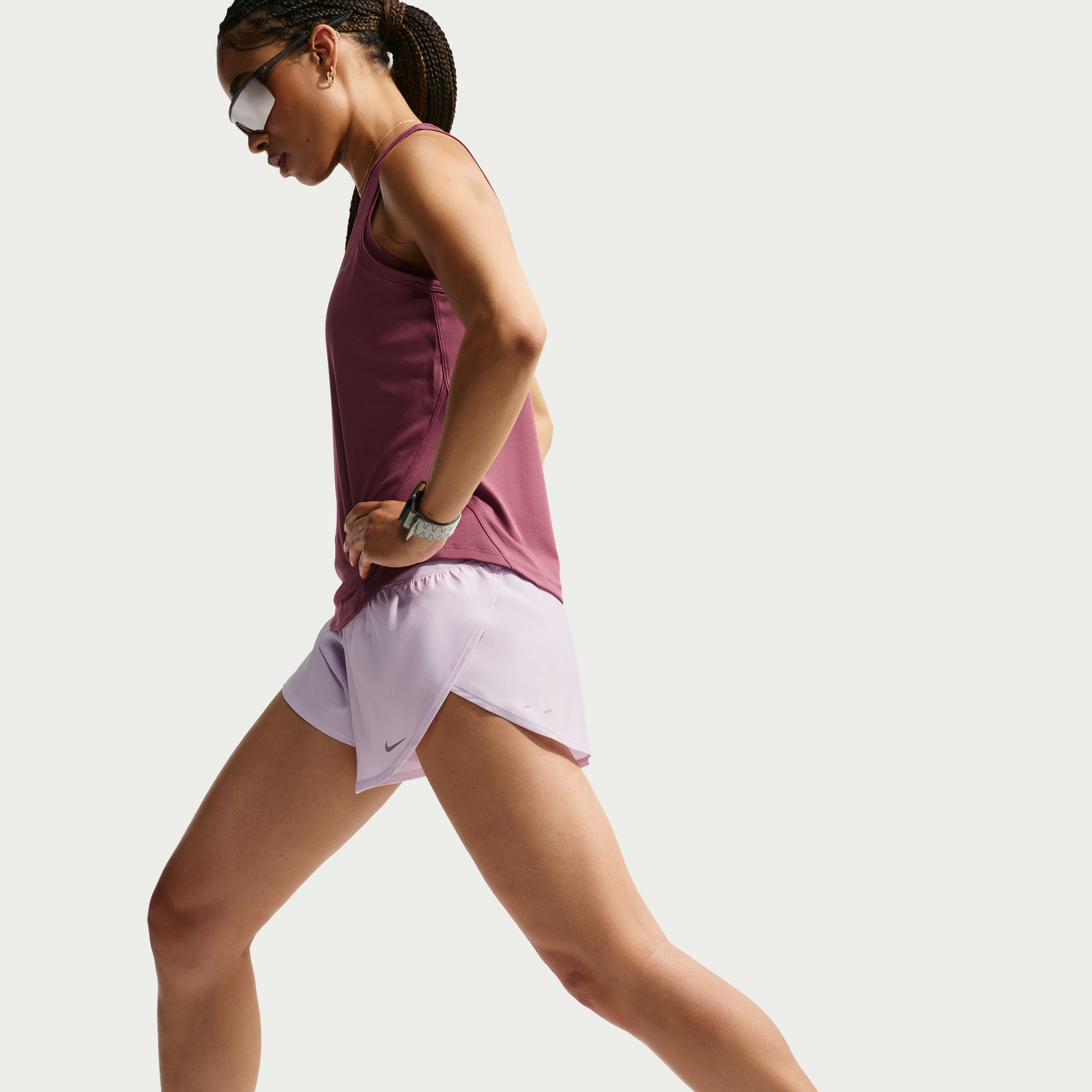 Nike Women's Flow Dri-FIT Mid-Rise Running Shorts product image