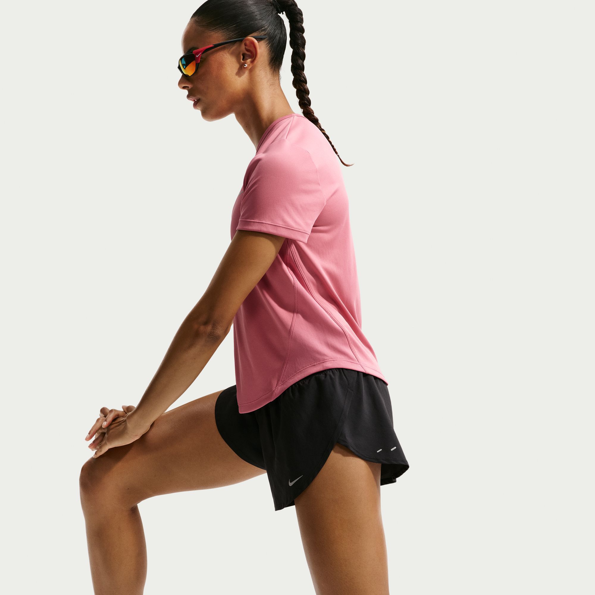 Nike Women's Flow Dri-FIT Mid-Rise Running Shorts product image