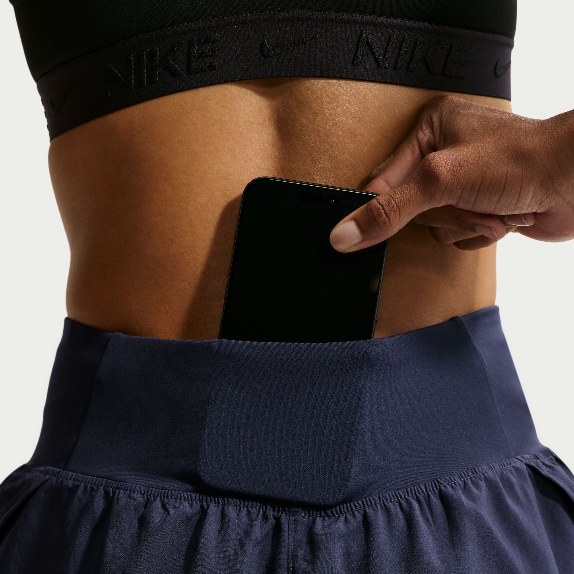 Nike Women's Flow Dri-FIT Mid-Rise Running Shorts product image