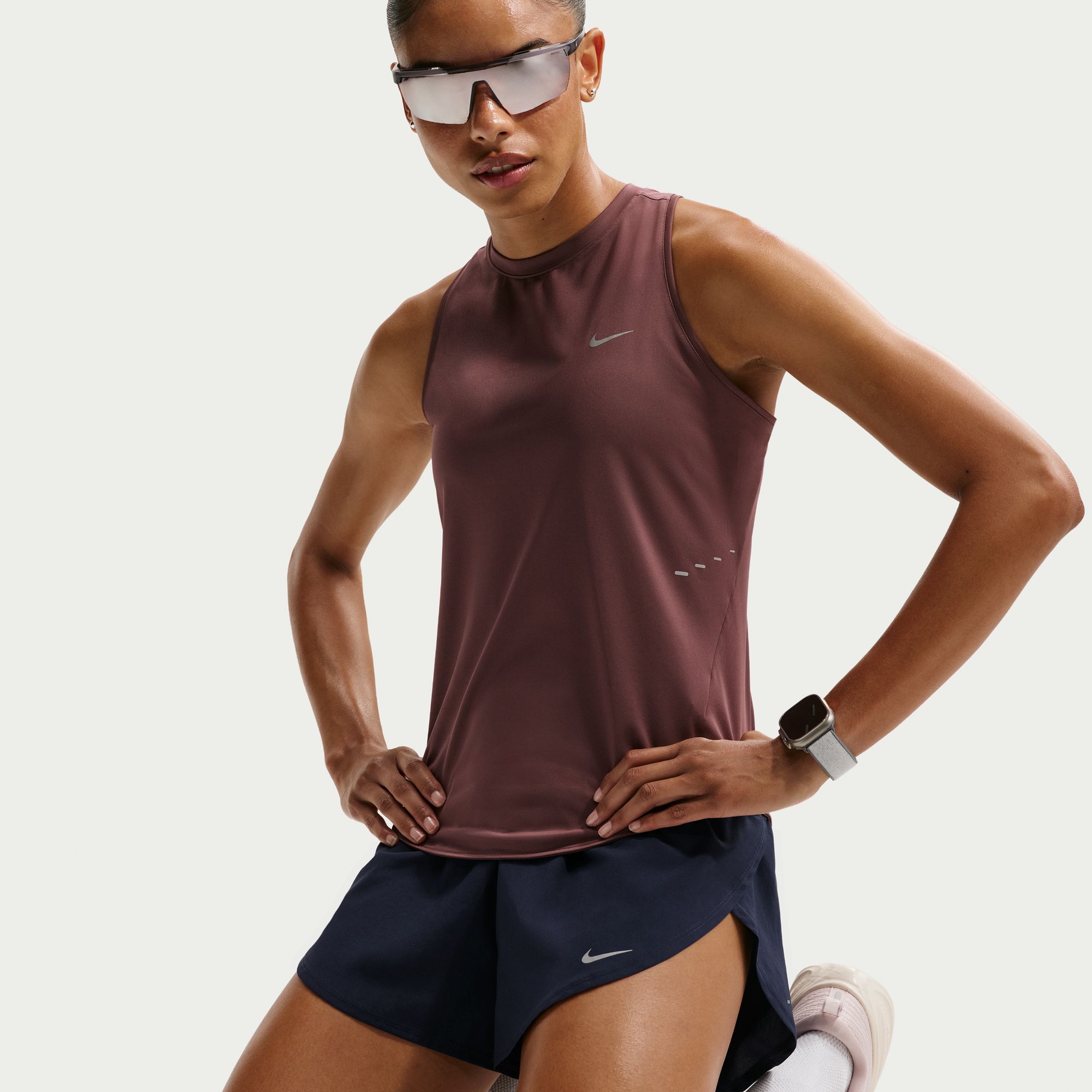 Nike Women's Flow Dri-FIT Mid-Rise Running Shorts product image