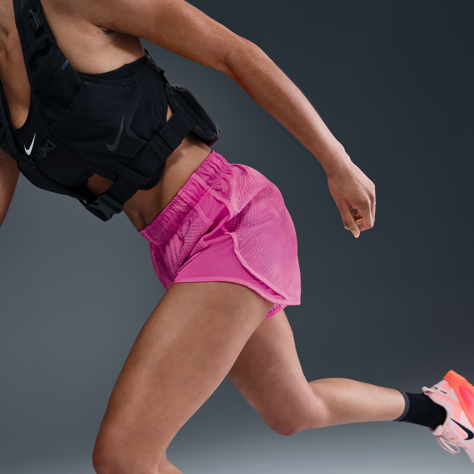 Nike Women's Tempo Spot Dri-FIT Mid-Rise Brief-Lined Running Shorts product image