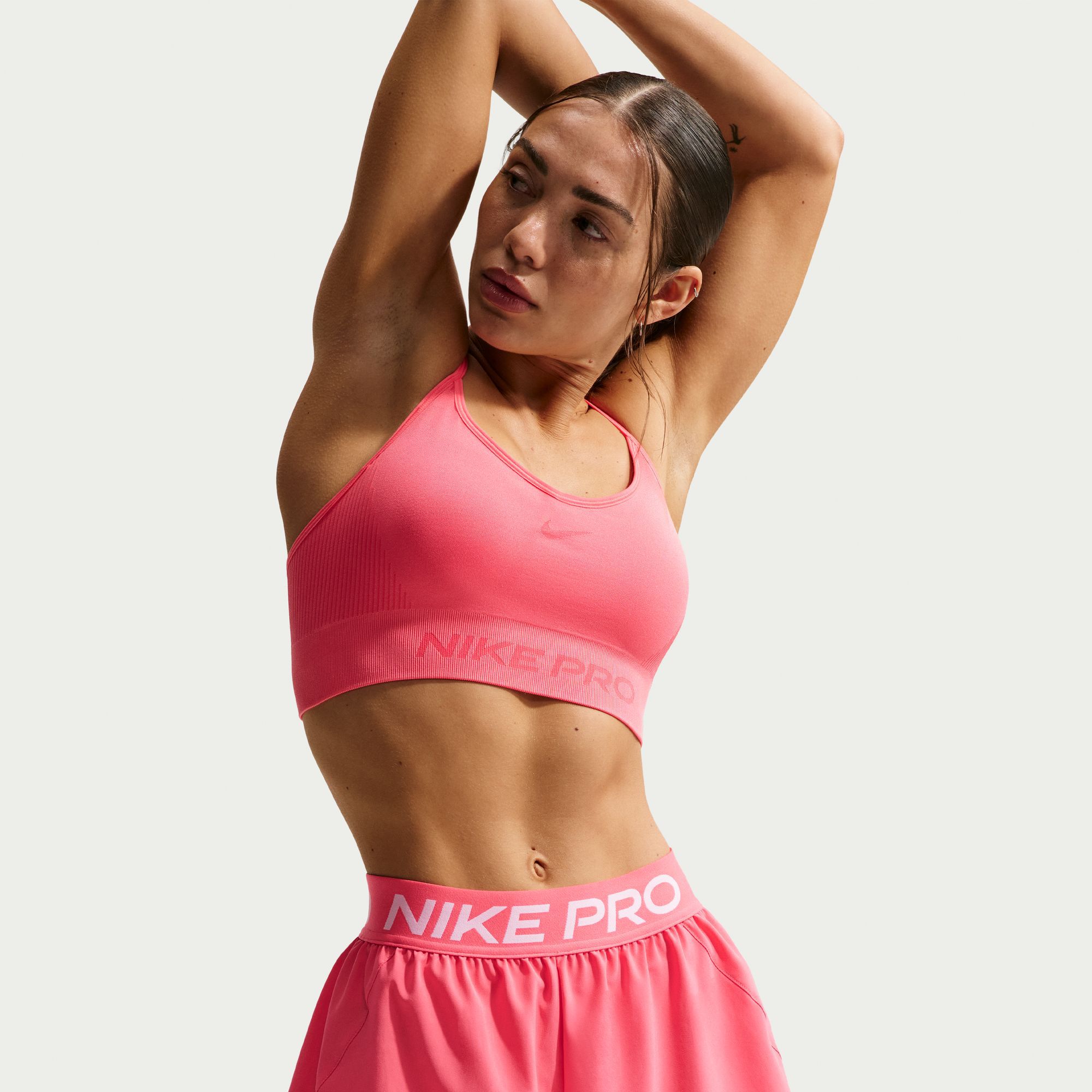 Nike Women's Pro Seamless Light-Support Padded Sports Bra product image