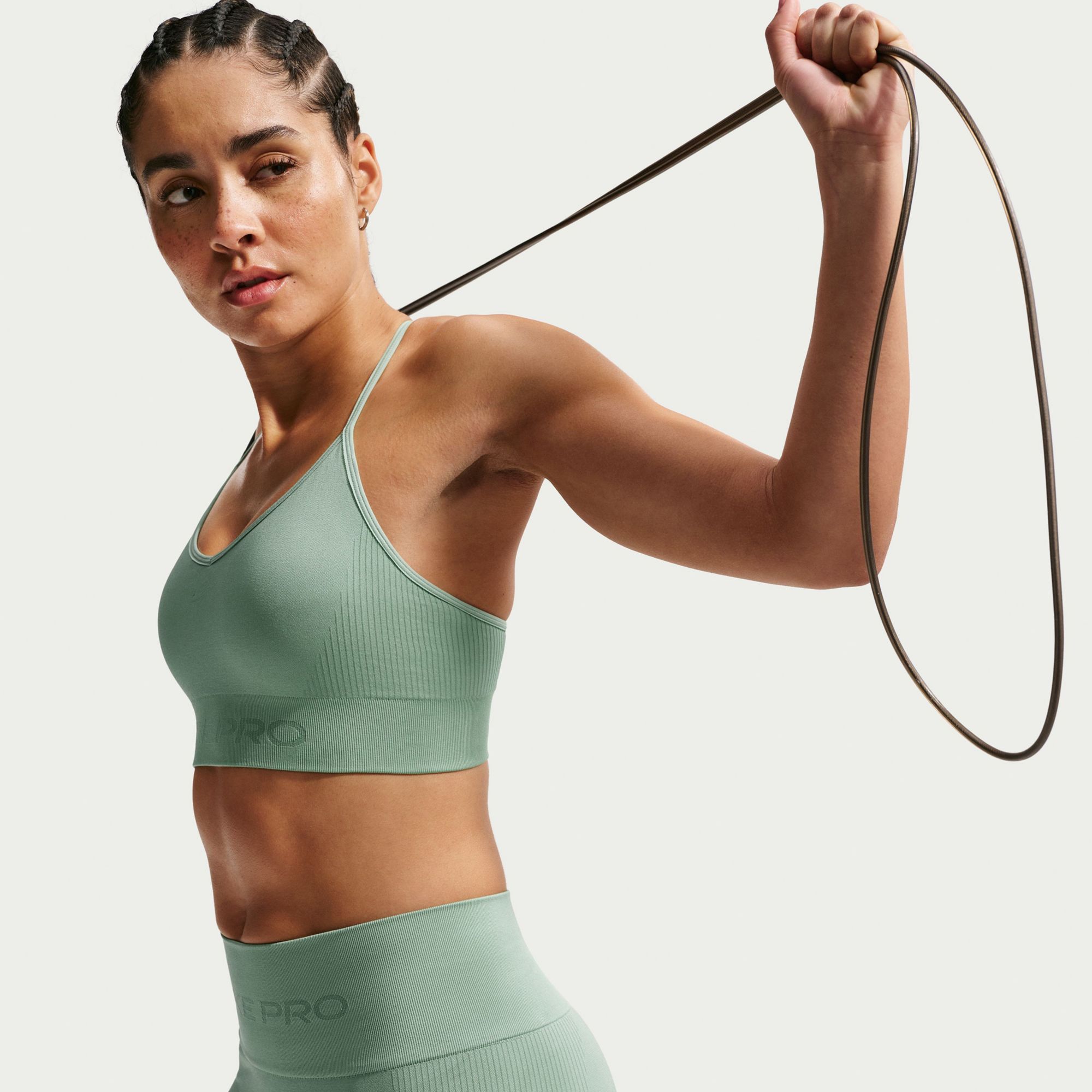 Nike Women's Pro Seamless Light-Support Padded Sports Bra product image