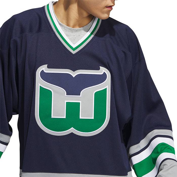 Hartford Whalers size 50 fits like size 52 Adidas TEAM CLASSICS Hockey  Jersey