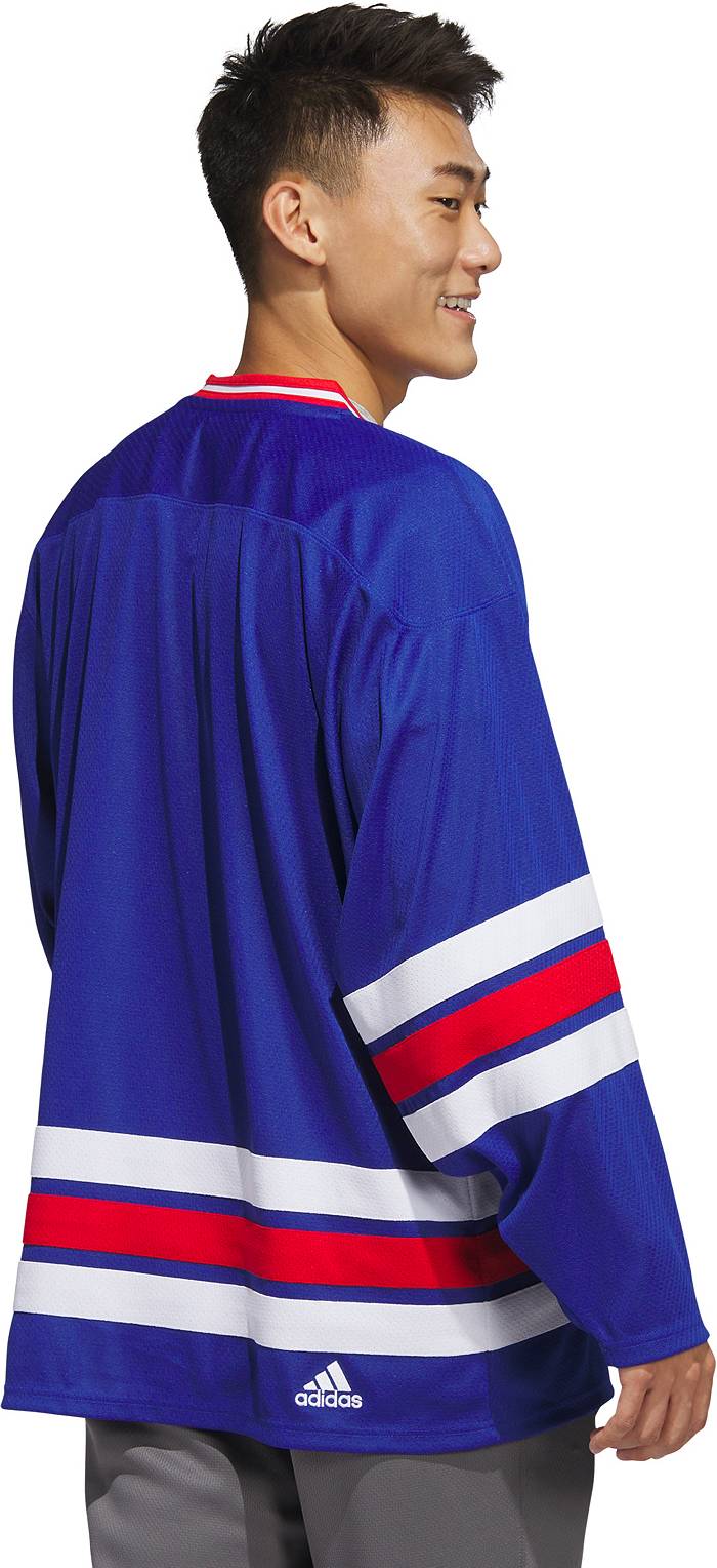 Men's adidas Gray New York Rangers Game Time Pullover Sweatshirt