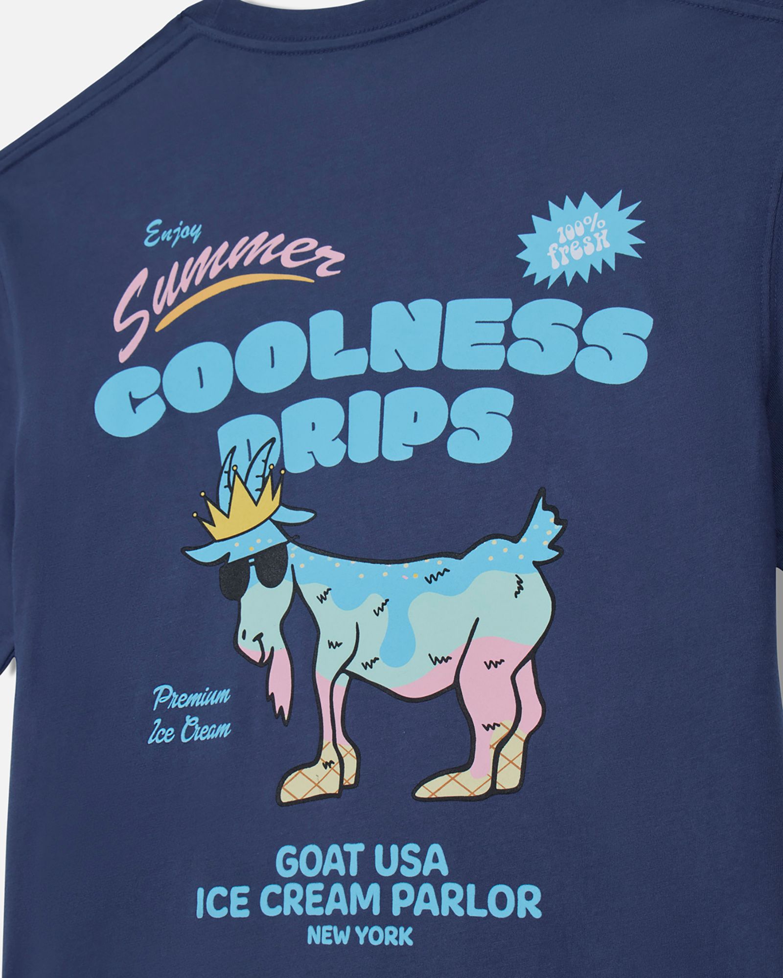GOAT USA Men's Ice Cream Parlor T-Shirt product image