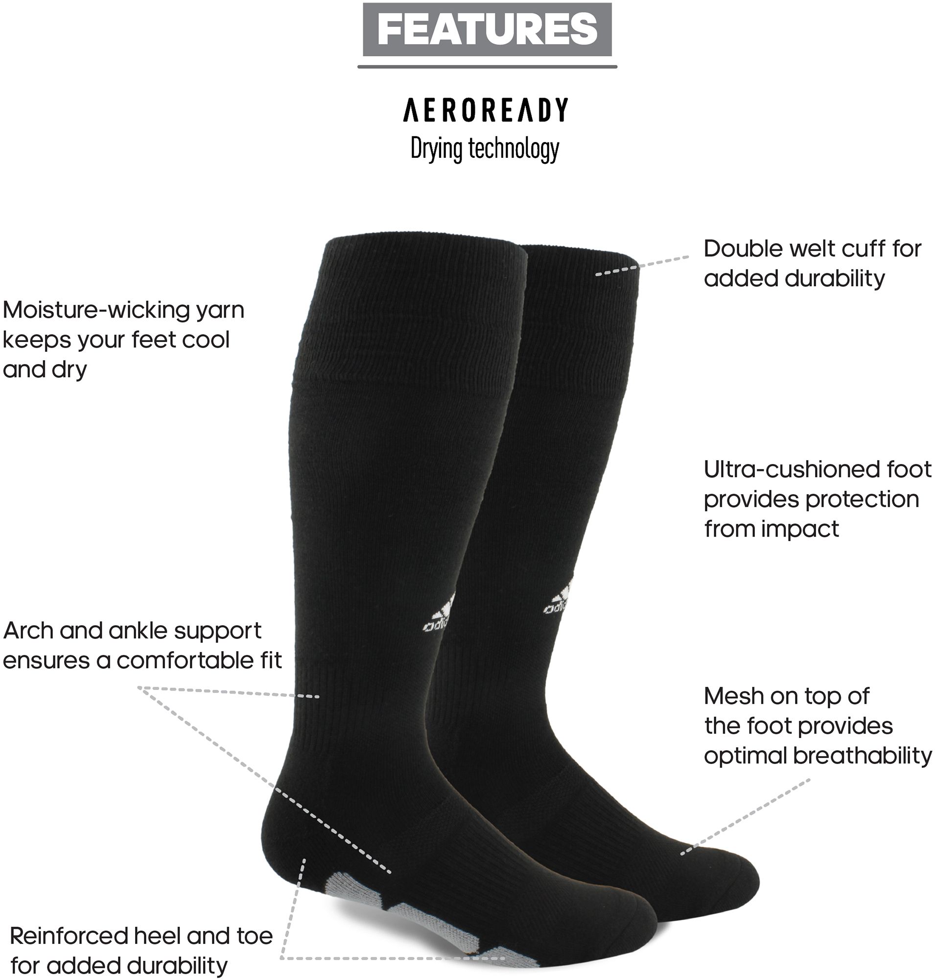 adidas Icon Over The Calf Baseball/Softball Socks product image