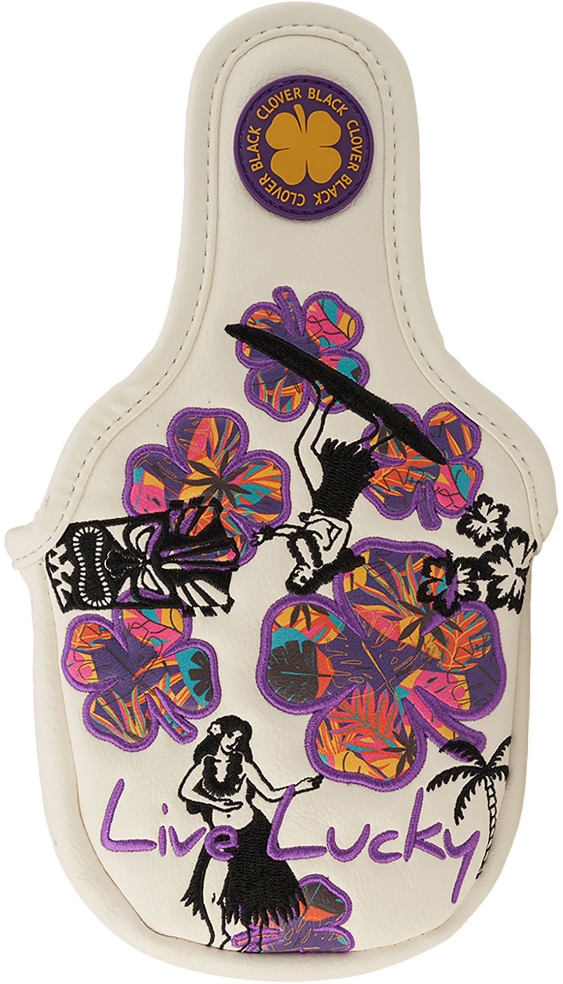 CMC Design Live Lucky Purple Hula Mallet Putter Headcover product image