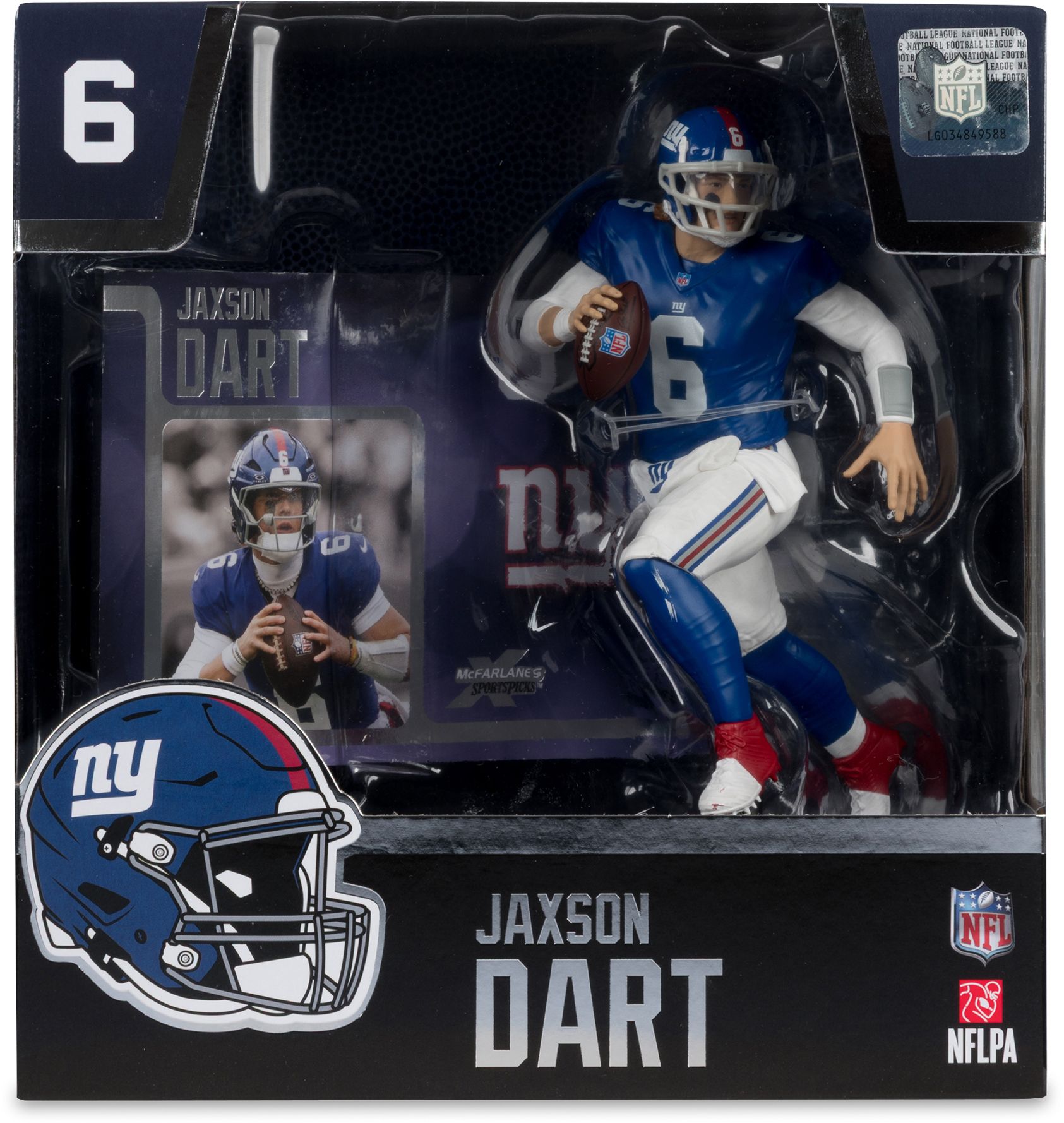 McFarlane SportsPicks New York Giants Jaxson Dart Posed Figure product image