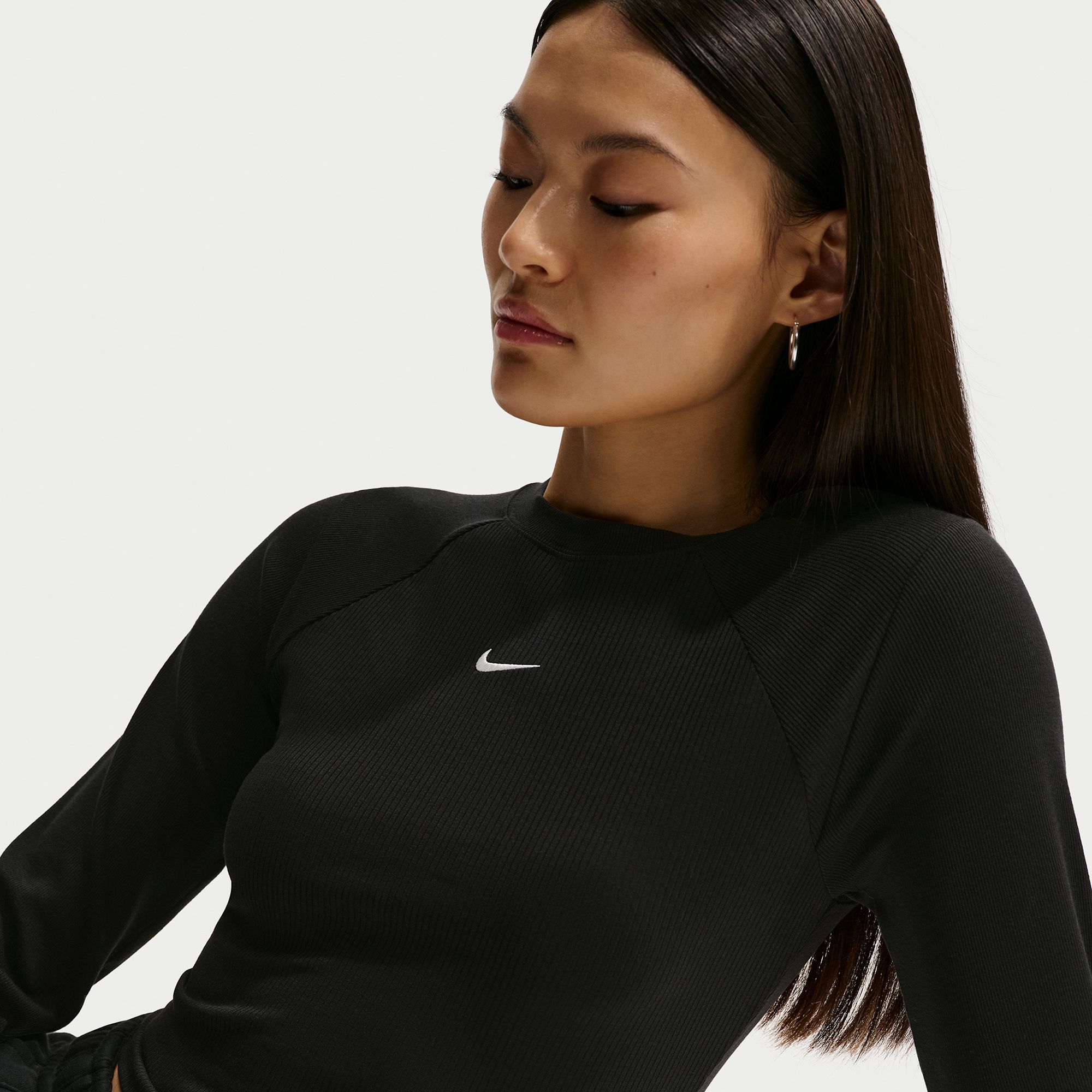 Nike Women's Sportswear Chill Knit Tight Long-Sleeve Ribbed Top product image