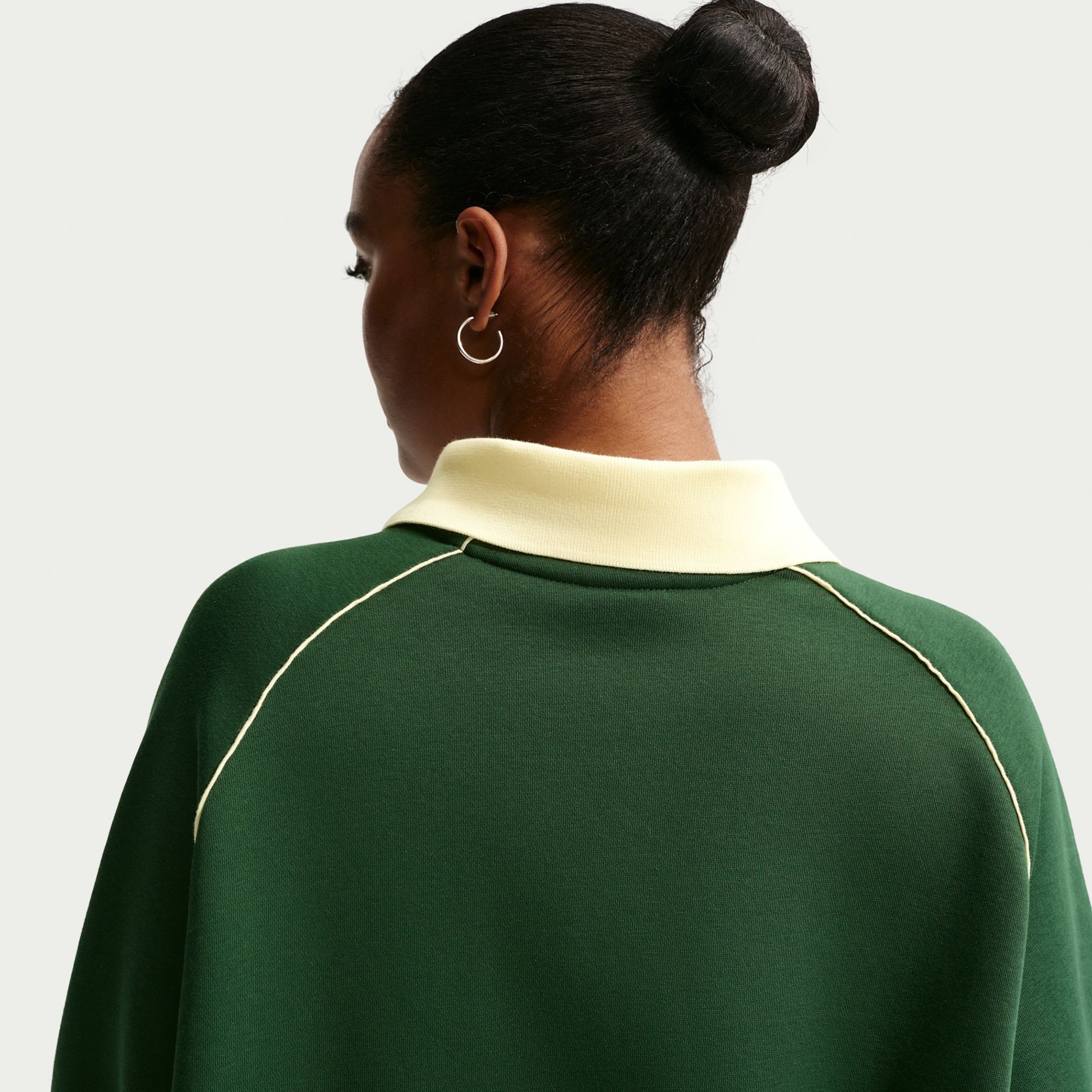 Nike Women's Sportswear Phoenix Fleece Oversized Graphic Polo Top product image