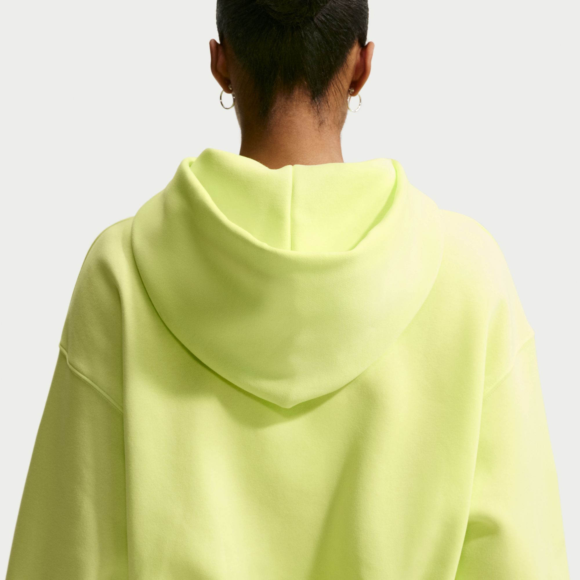 Nike Women's Sportswear Phoenix Fleece Oversized Cropped Henley Hoodie product image