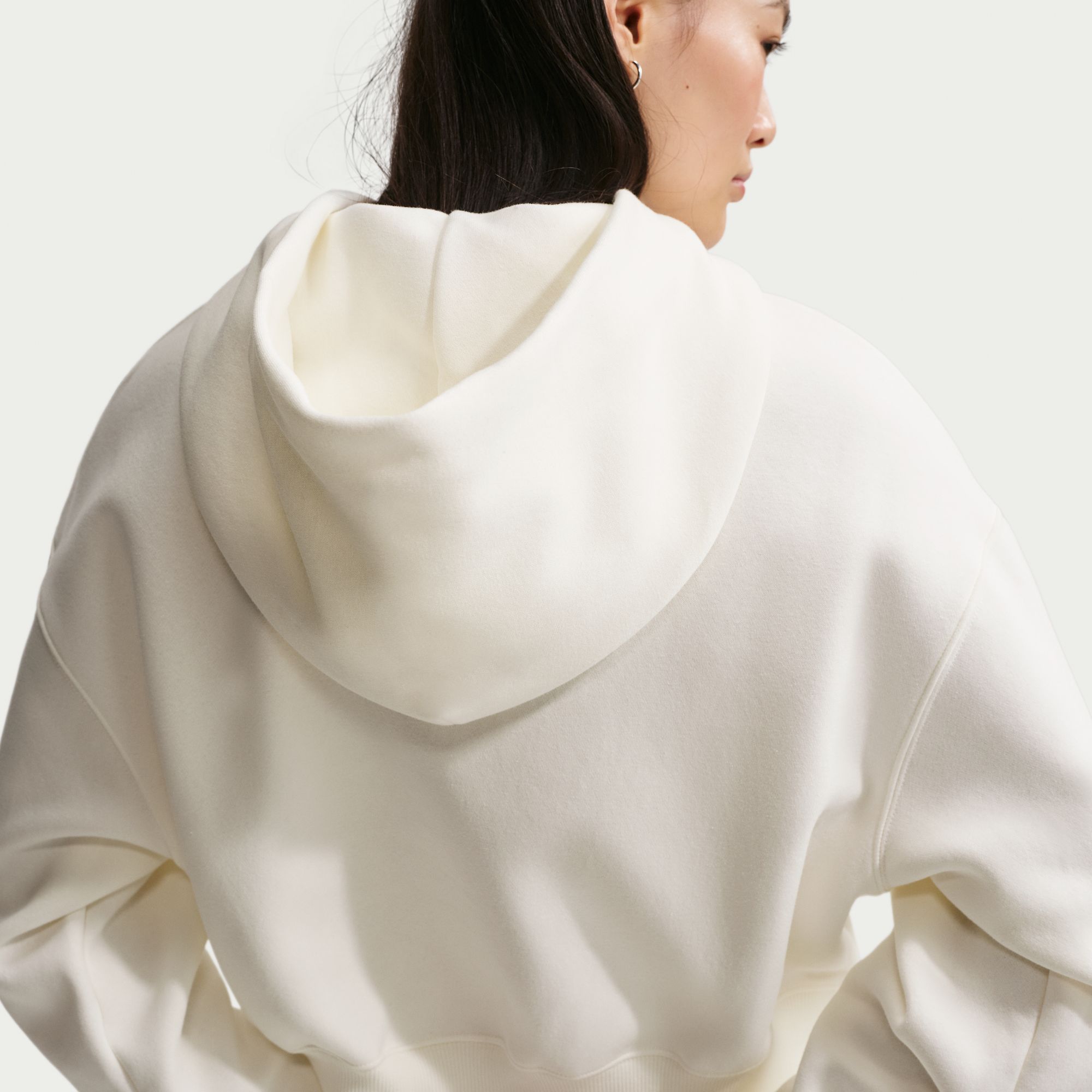 Nike Women's Phoenix Fleece Cropped Henley Hoodie product image