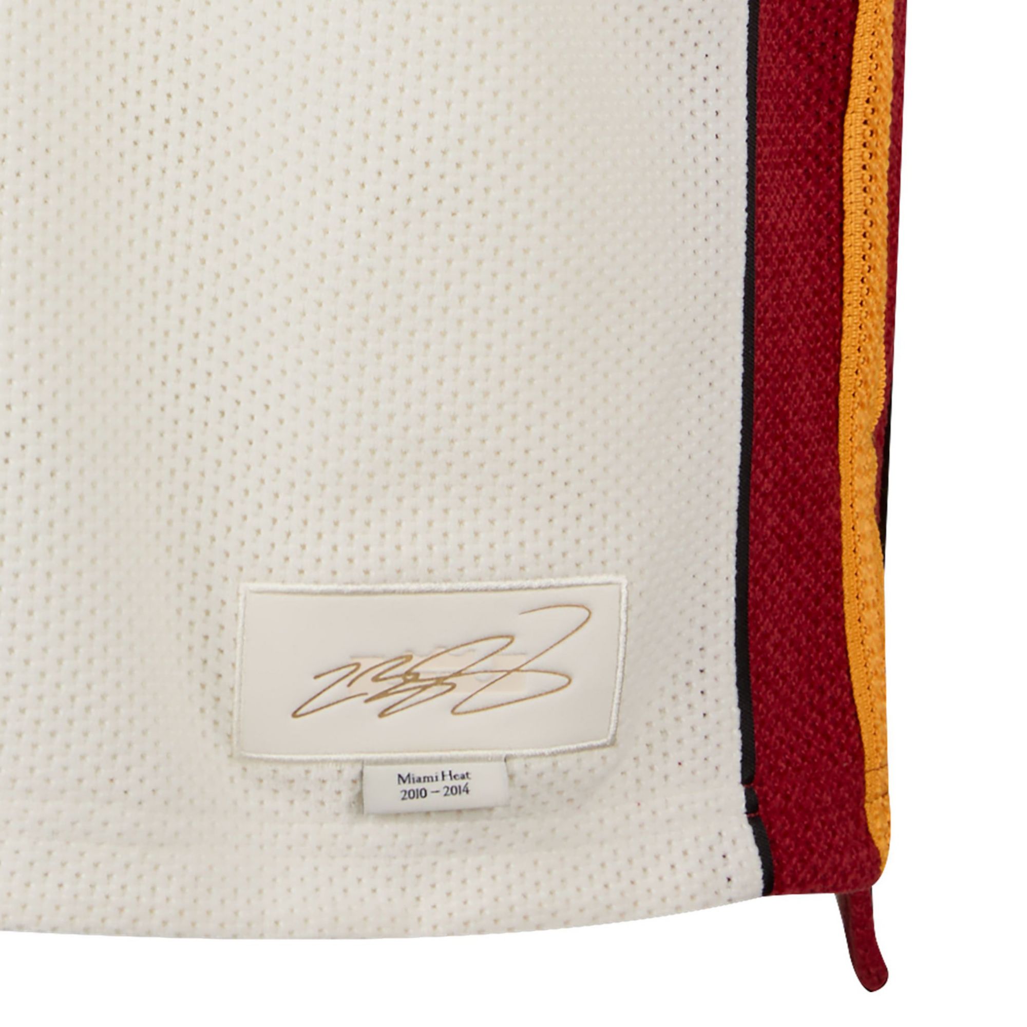Nike Men's Miami Heat LeBron James #6 White Authentic Reserve Jersey product image