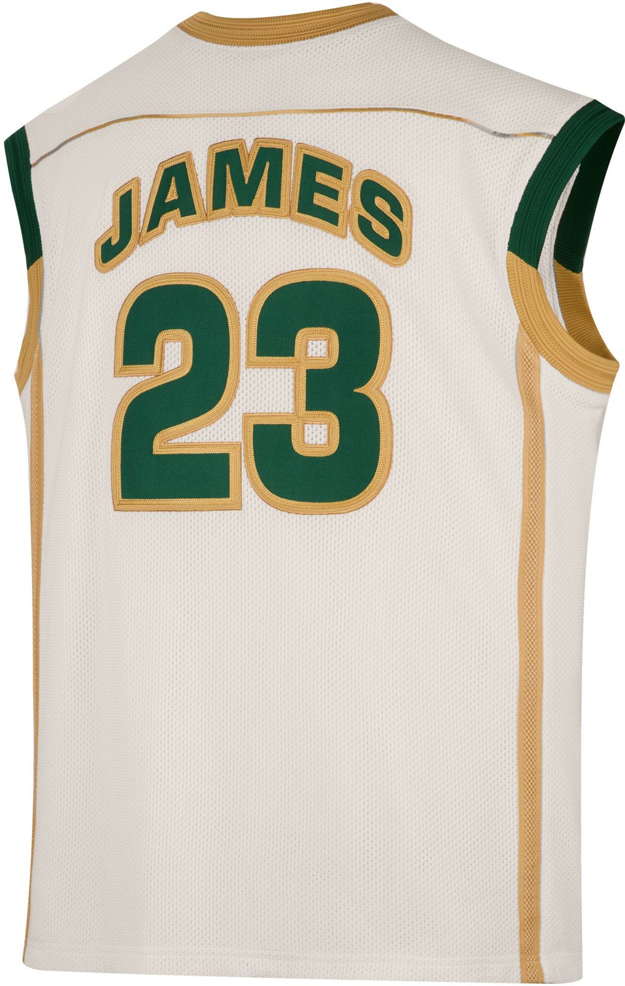 Nike Adult St. Vincent-St. Mary High School LeBron James #23 White Authentic Reserve Jersey product image