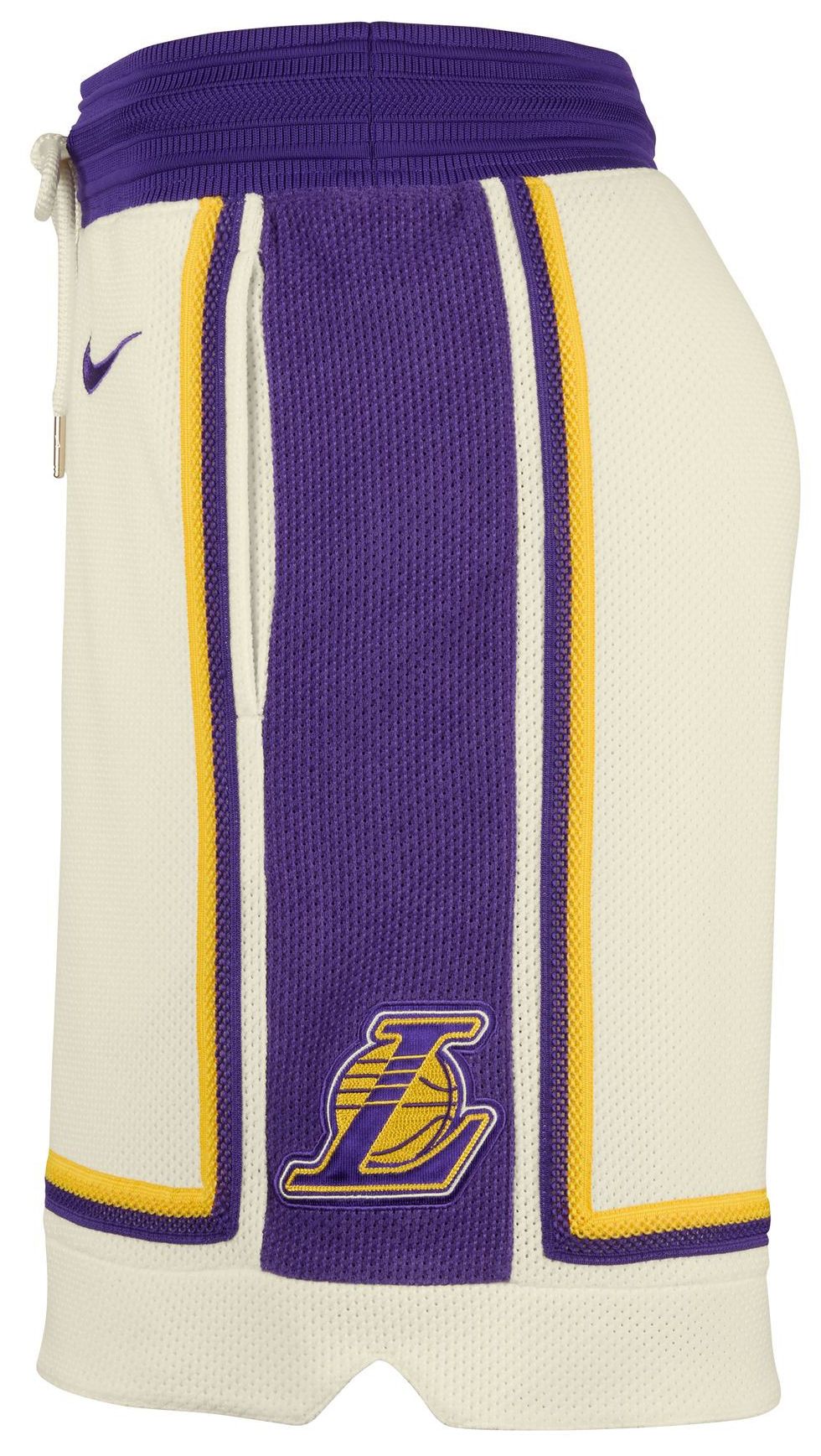 Nike Men's Los Angeles Lakers LeBron James #23 White Authentic Reserve Shorts product image