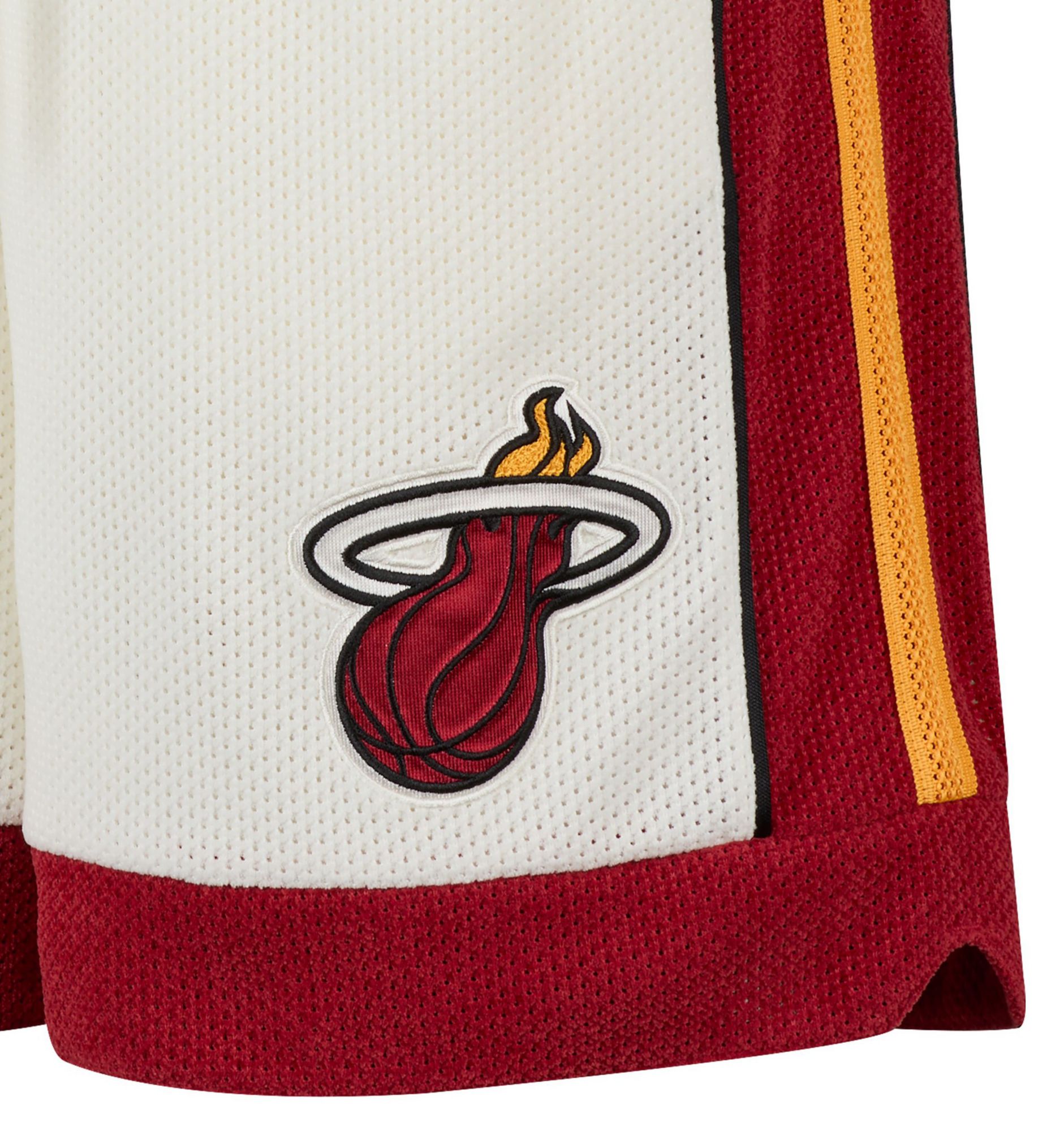 Nike Men's Miami Heat LeBron James #6 White Authentic Reserve Shorts product image