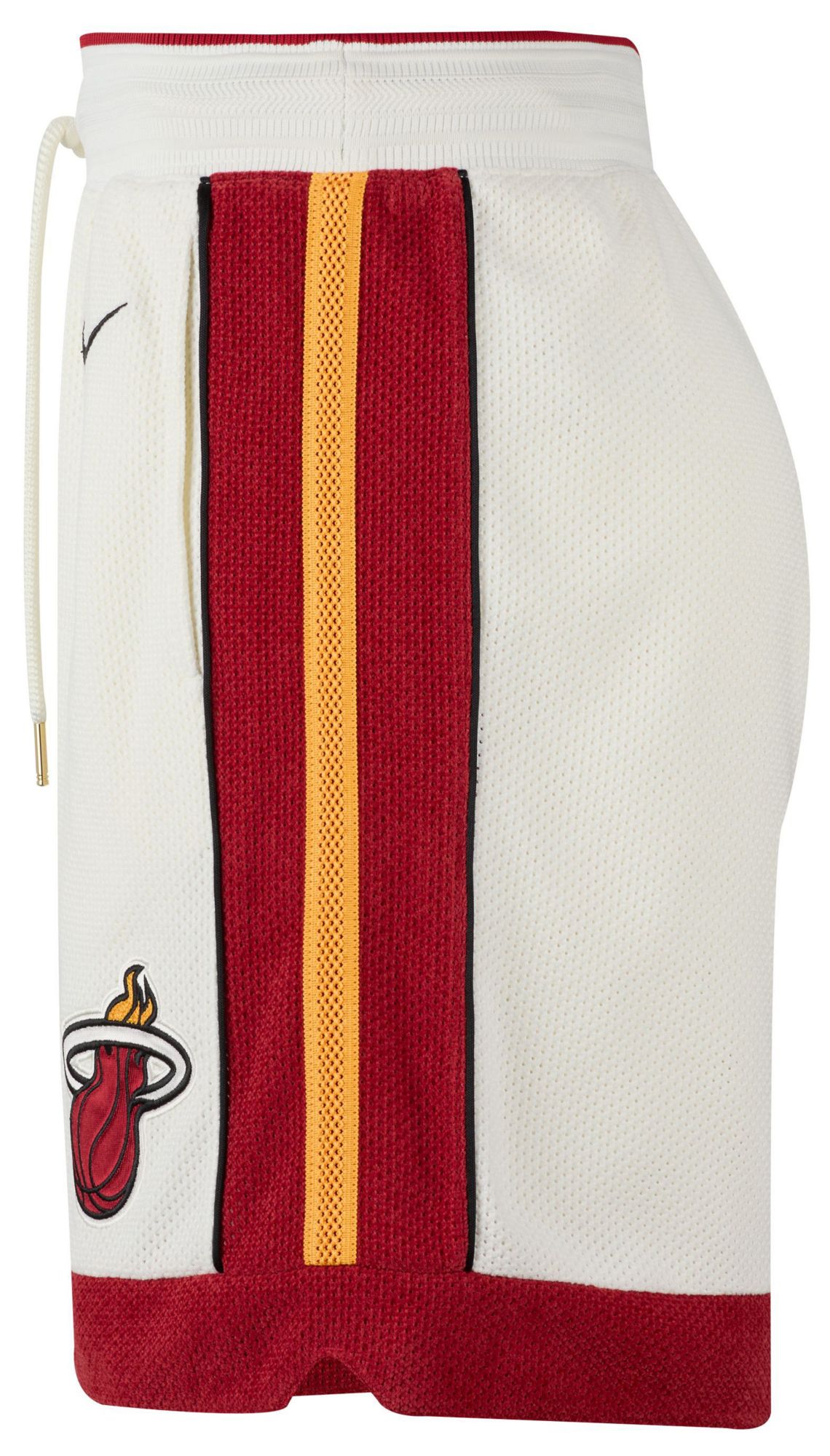 Nike Men's Miami Heat LeBron James #6 White Authentic Reserve Shorts product image