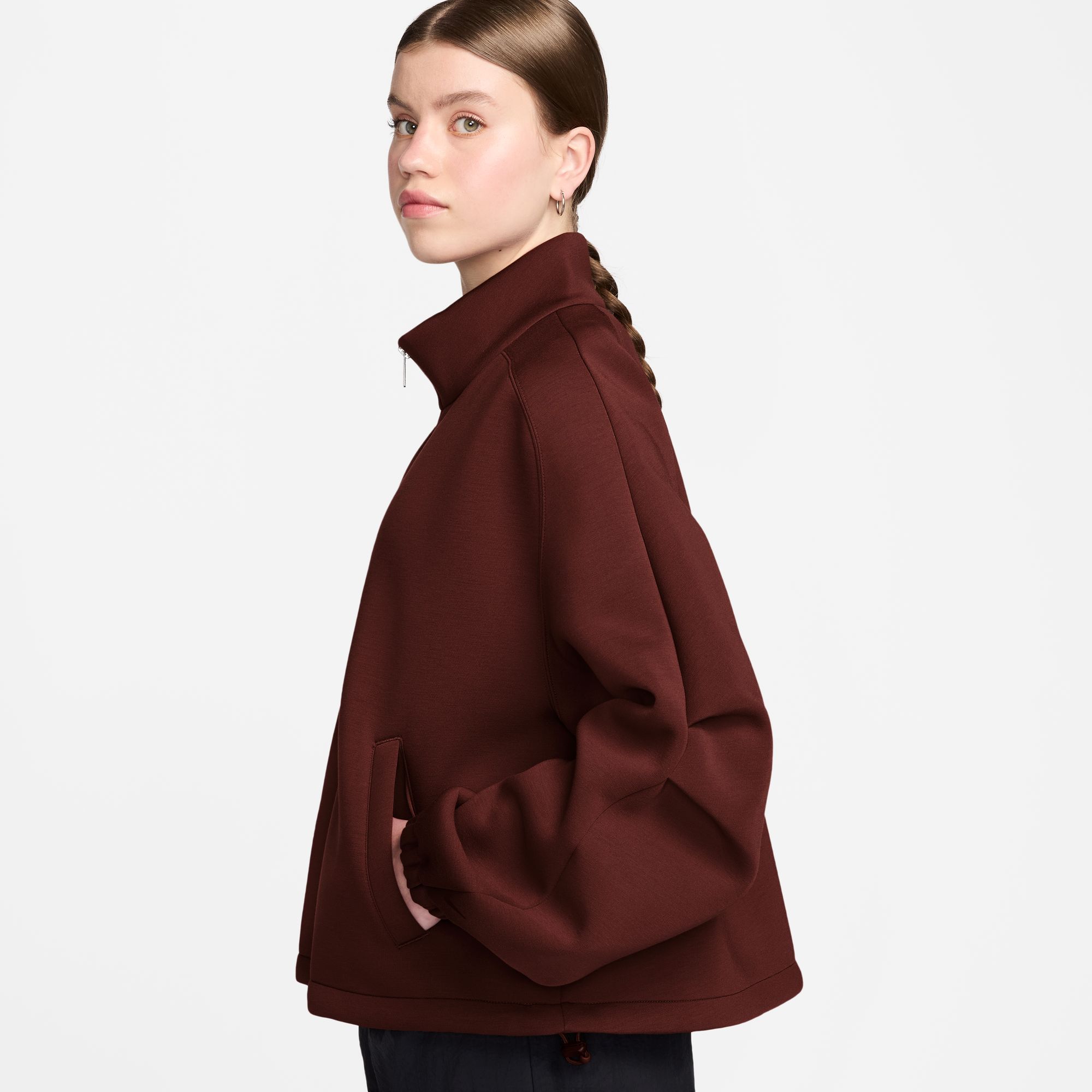 Nike Women's Sportswear Oversized Fleece Track Jacket product image