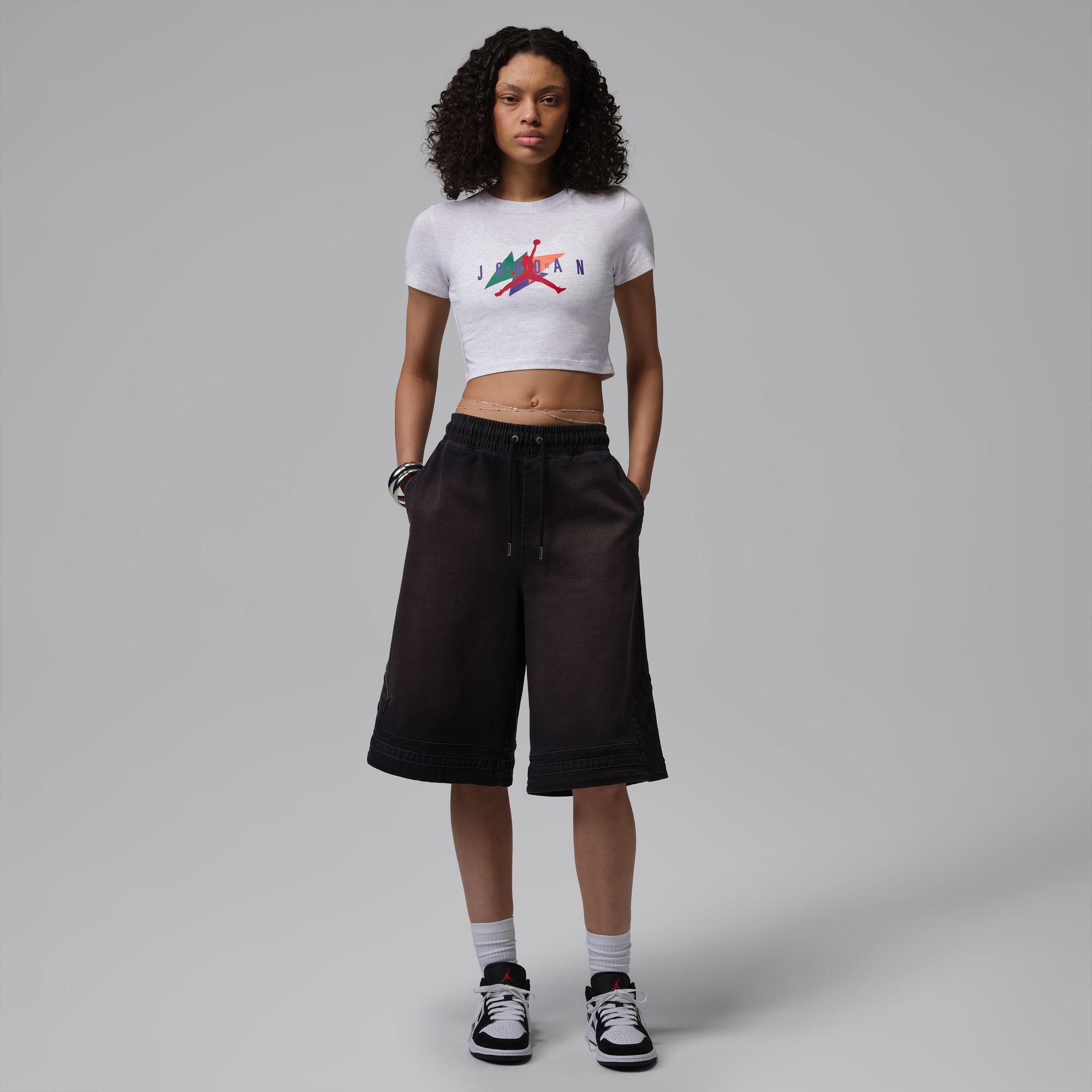 Jordan Women's Flight Cropped Graphic T-Shirt product image