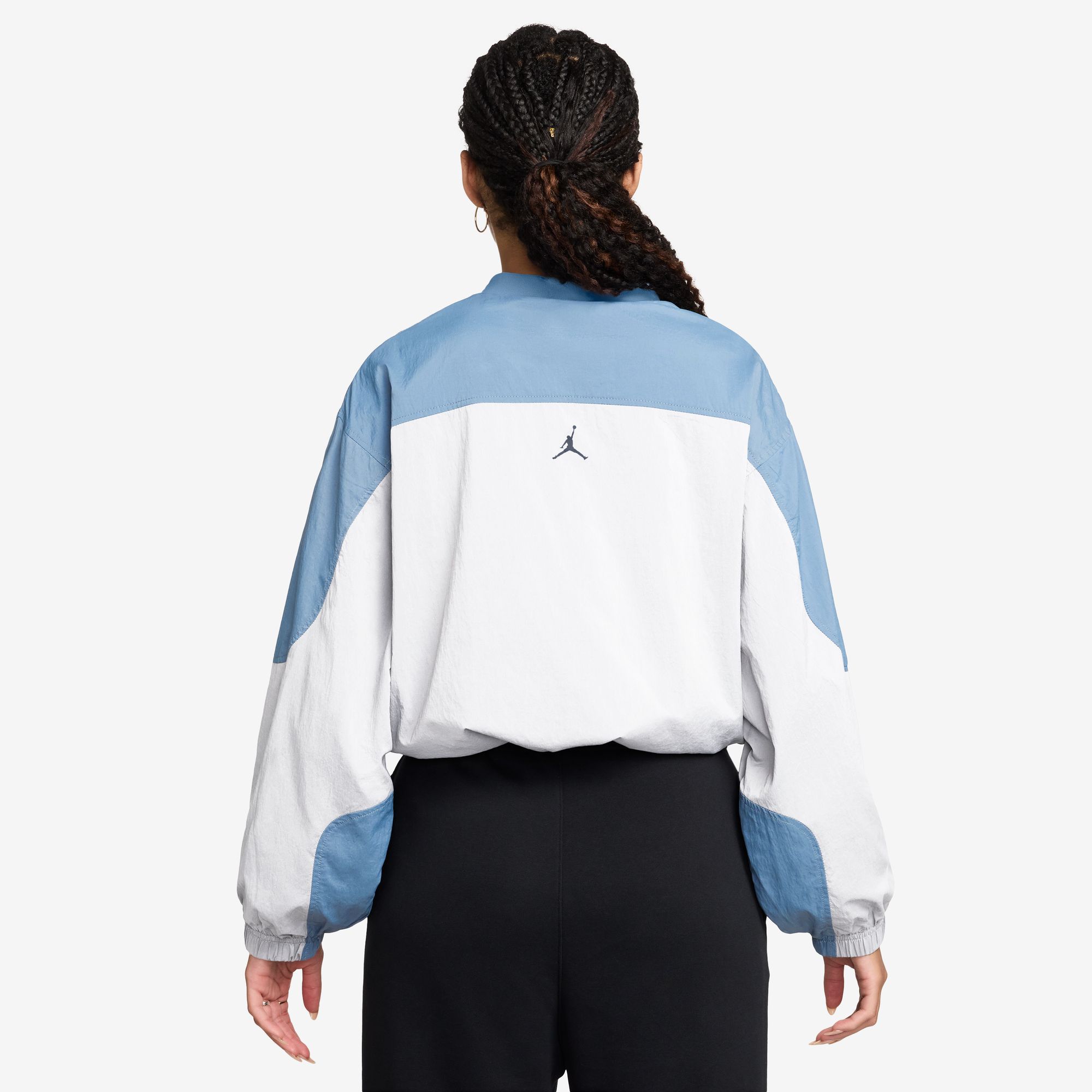 Jordan Women's Brooklyn Woven Long-Sleeve Graphic Pullover product image