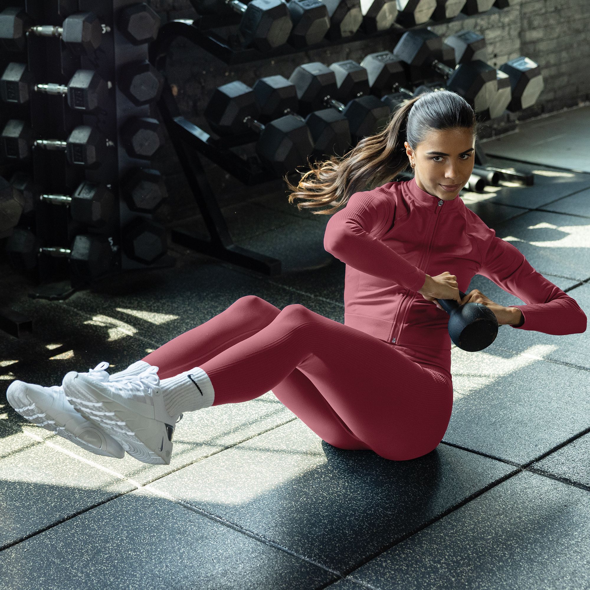 Nike Women's Pro Seamless High-Waisted 7/8 Leggings product image