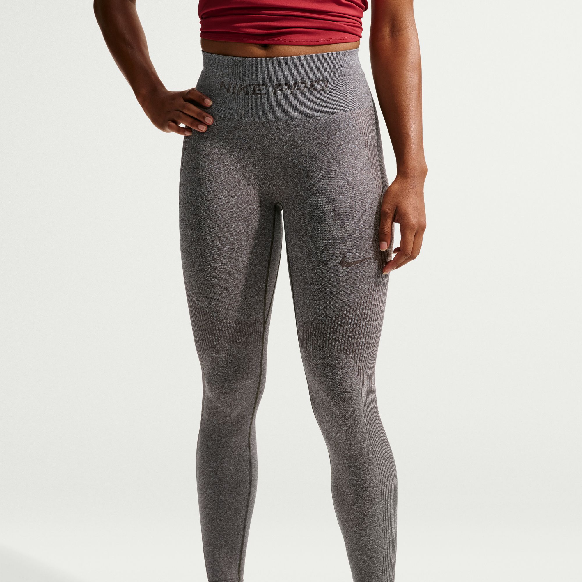 Nike Women's Pro Seamless High-Waisted 7/8 Leggings product image