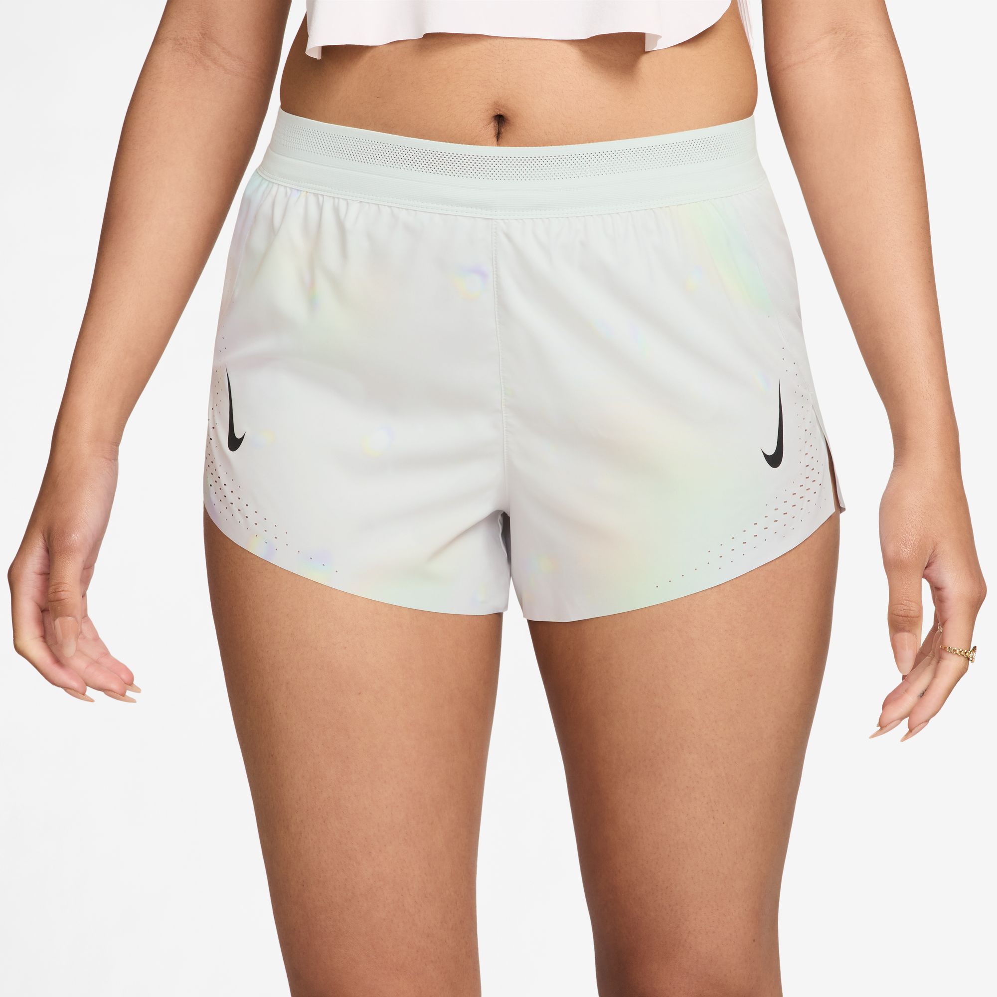 Nike Women's AeroSwift Dri-FIT ADV Mid-Rise Brief-Lined 3" Running Shorts product image