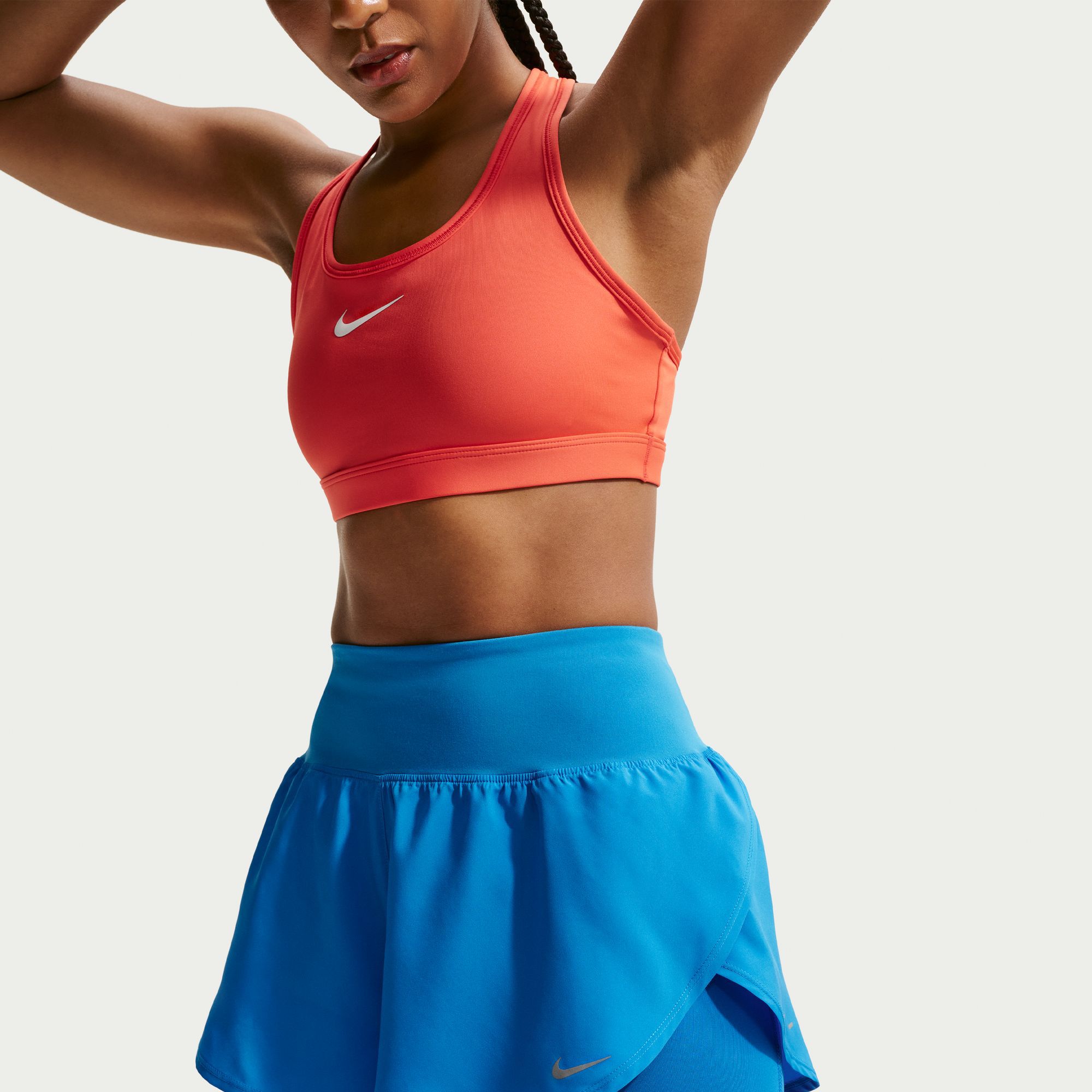 Nike Women's Flow Dri-FIT High-Waisted 2-in-1 Running Shorts product image