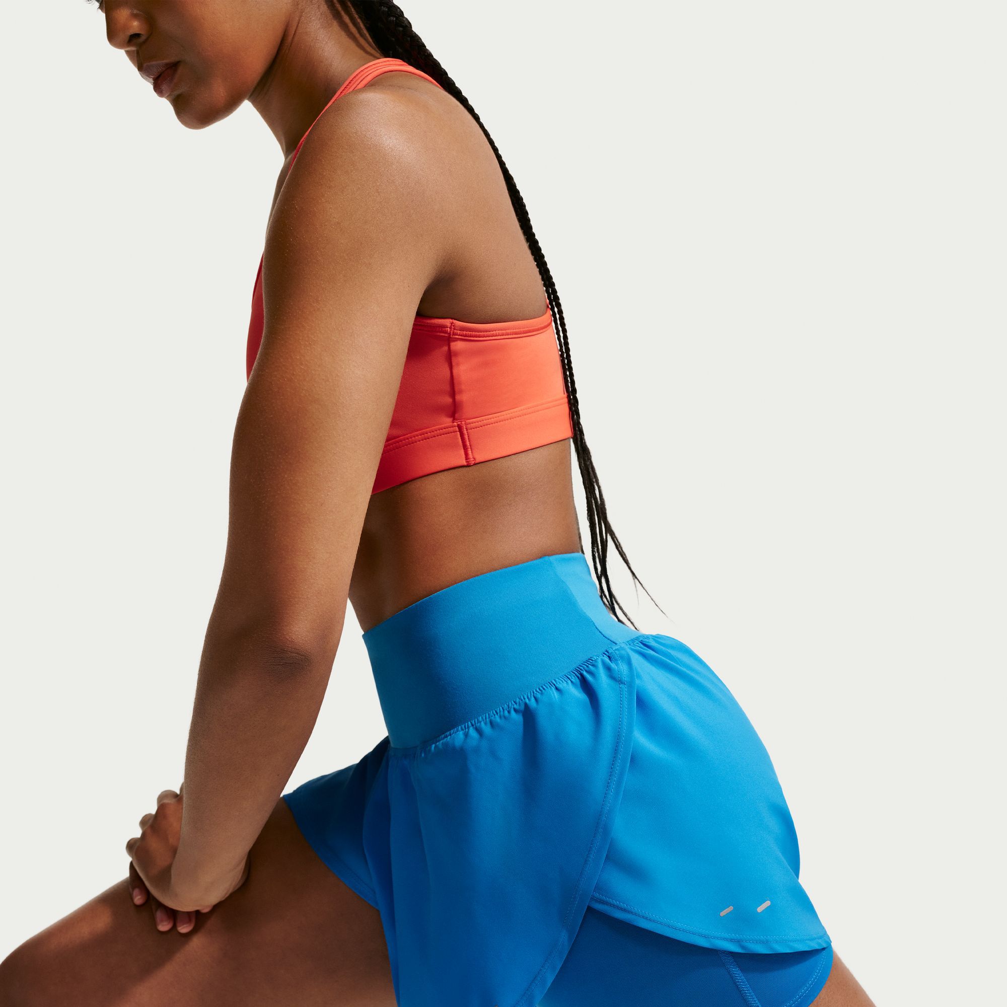 Nike Women's Flow Dri-FIT High-Waisted 2-in-1 Running Shorts product image