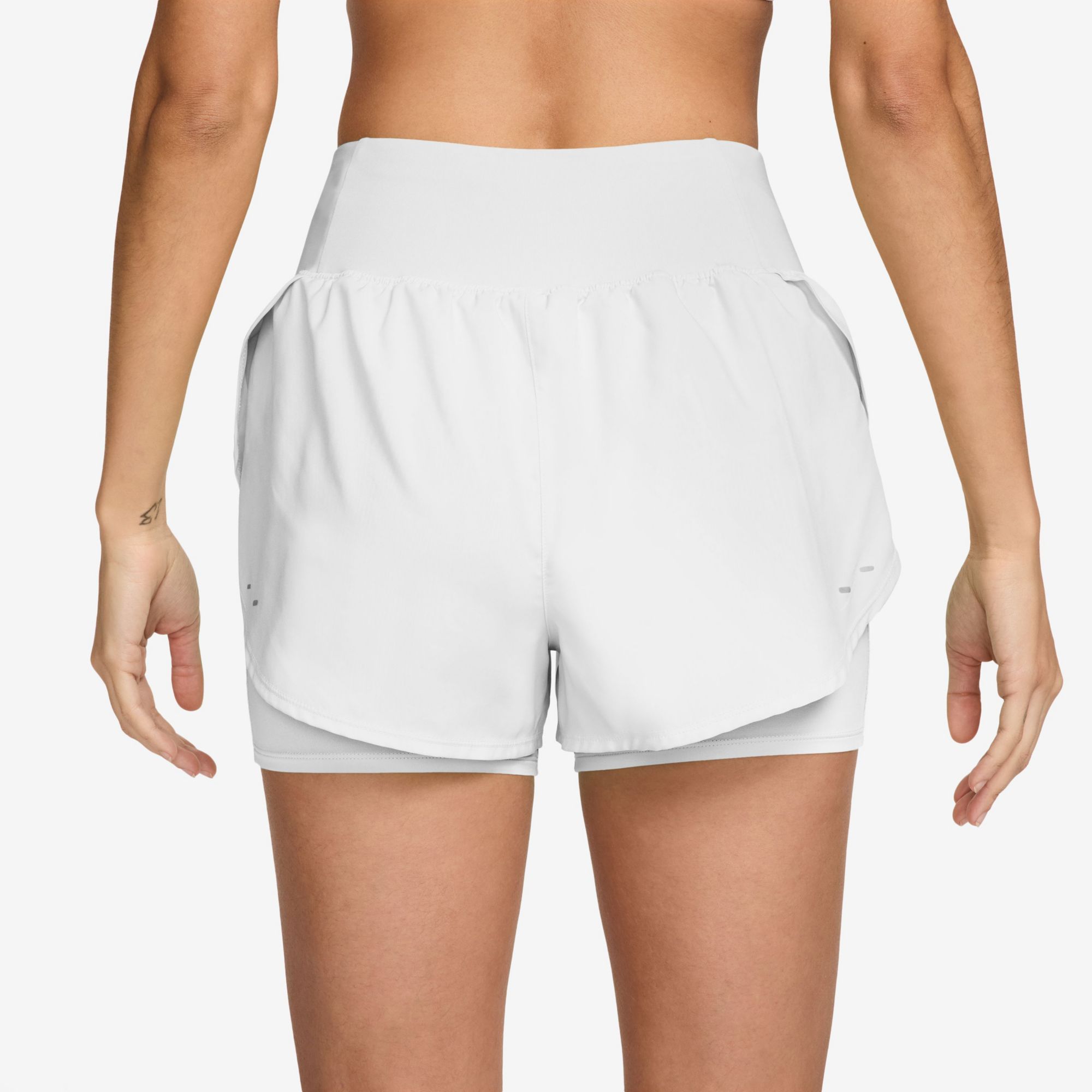 Nike Women's Flow Dri-FIT High-Waisted 2-in-1 Running Shorts product image