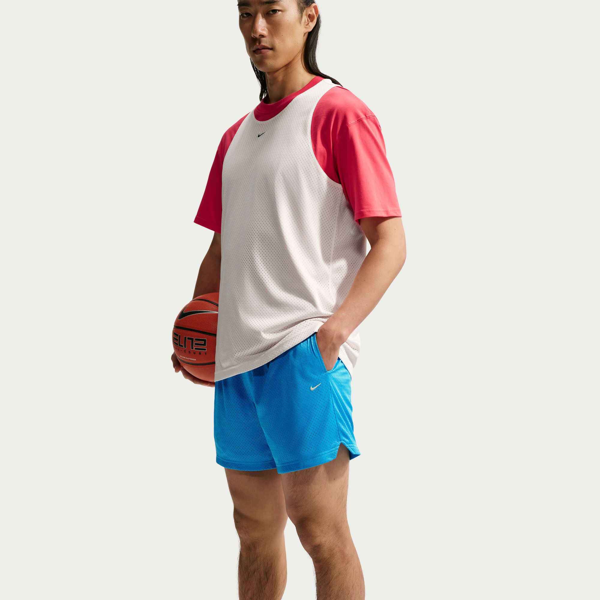 Nike Men's Dri-FIT Standard Issue 5" Mesh Basketball Practice Shorts product image