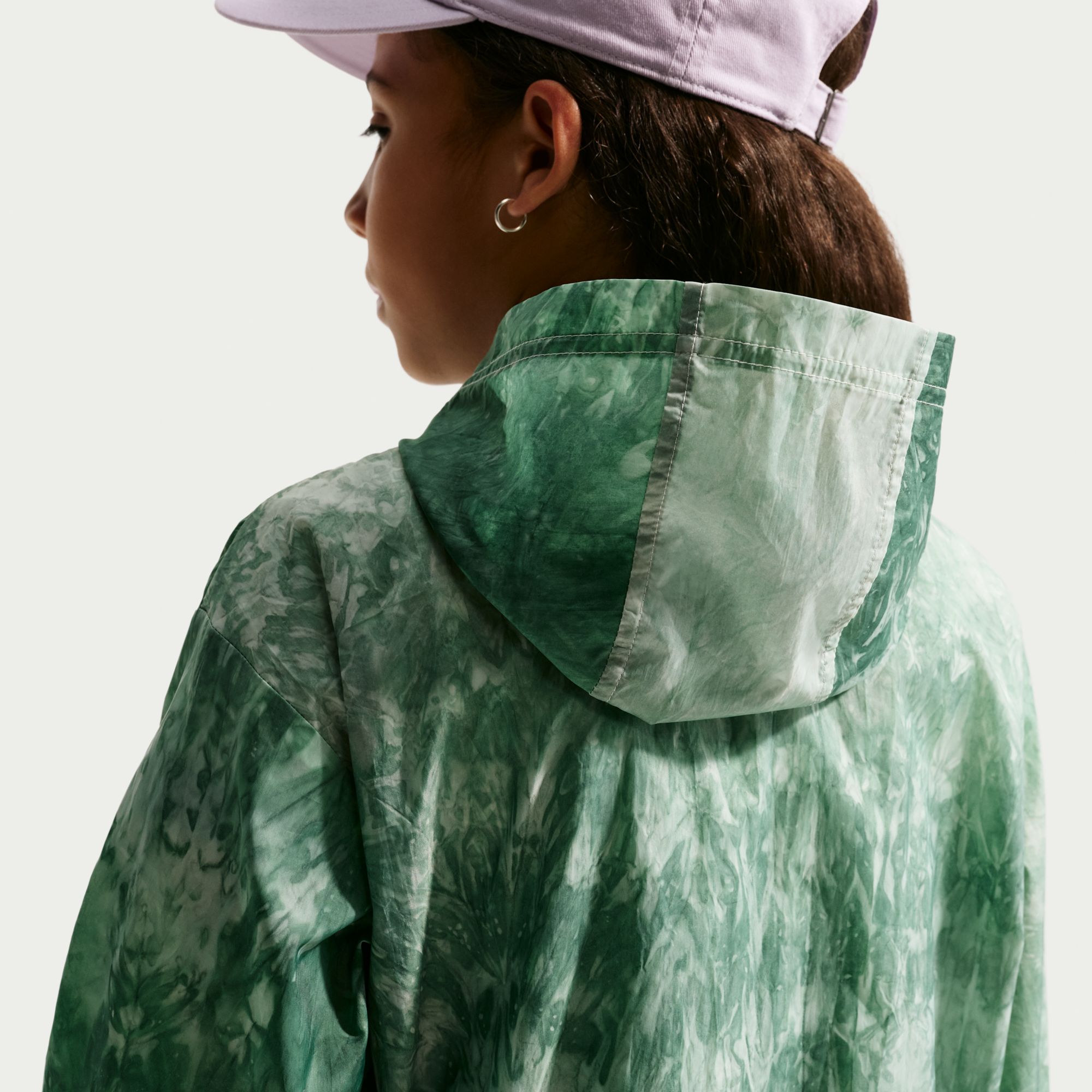 Nike Girls' Sportswear Woven Graphic Track Jacket product image