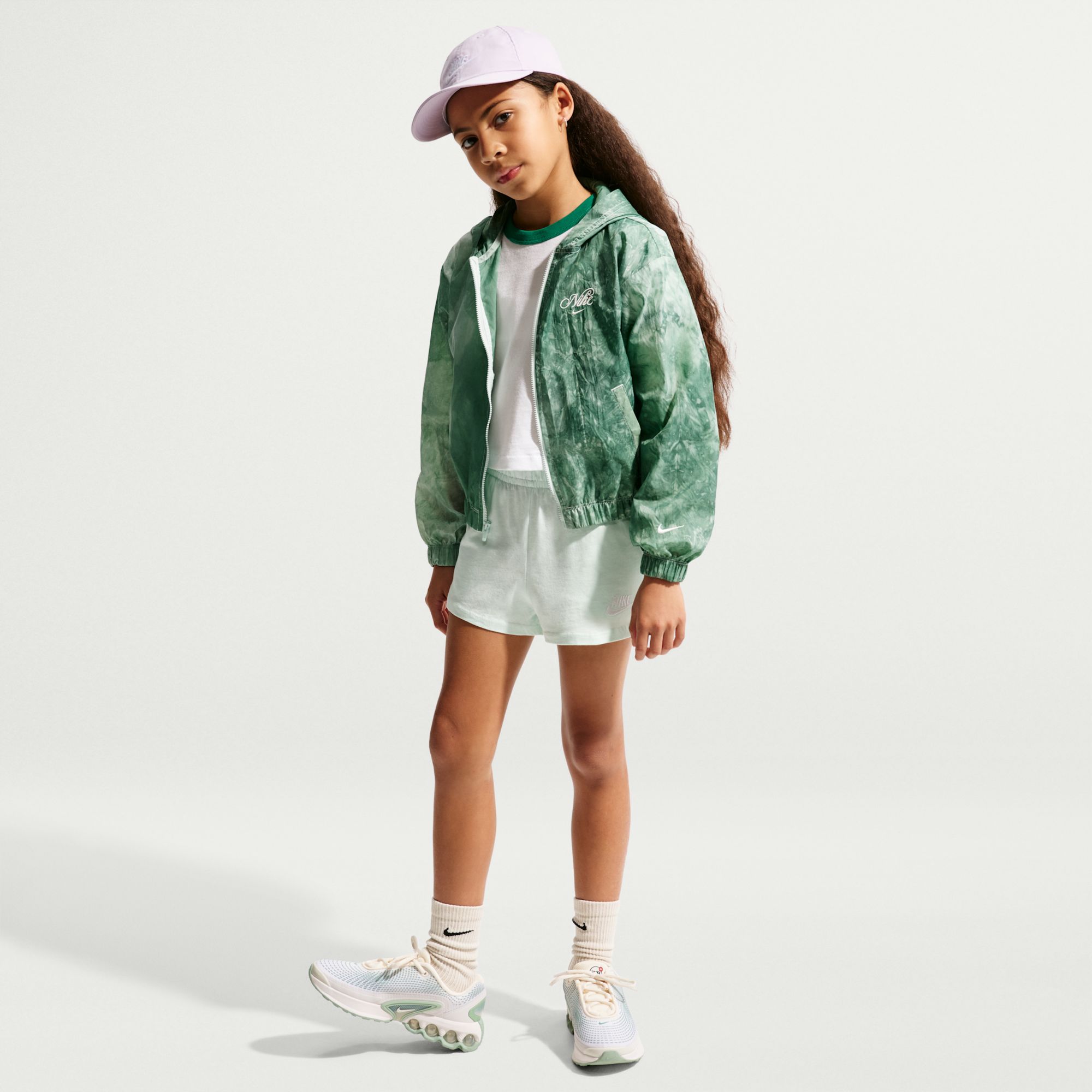 Nike Girls' Sportswear Woven Graphic Track Jacket product image