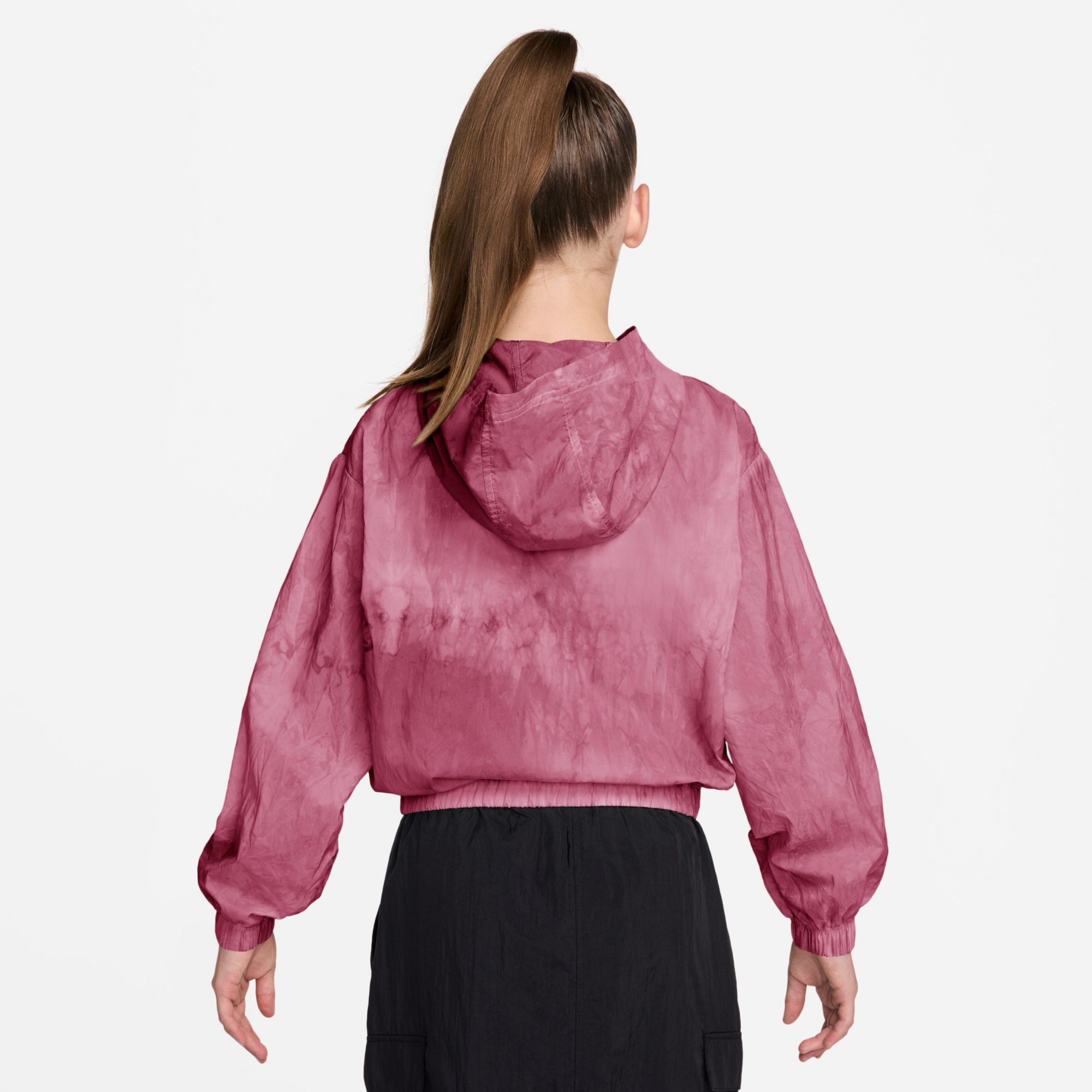 Nike Girls' Sportswear Woven Graphic Track Jacket product image