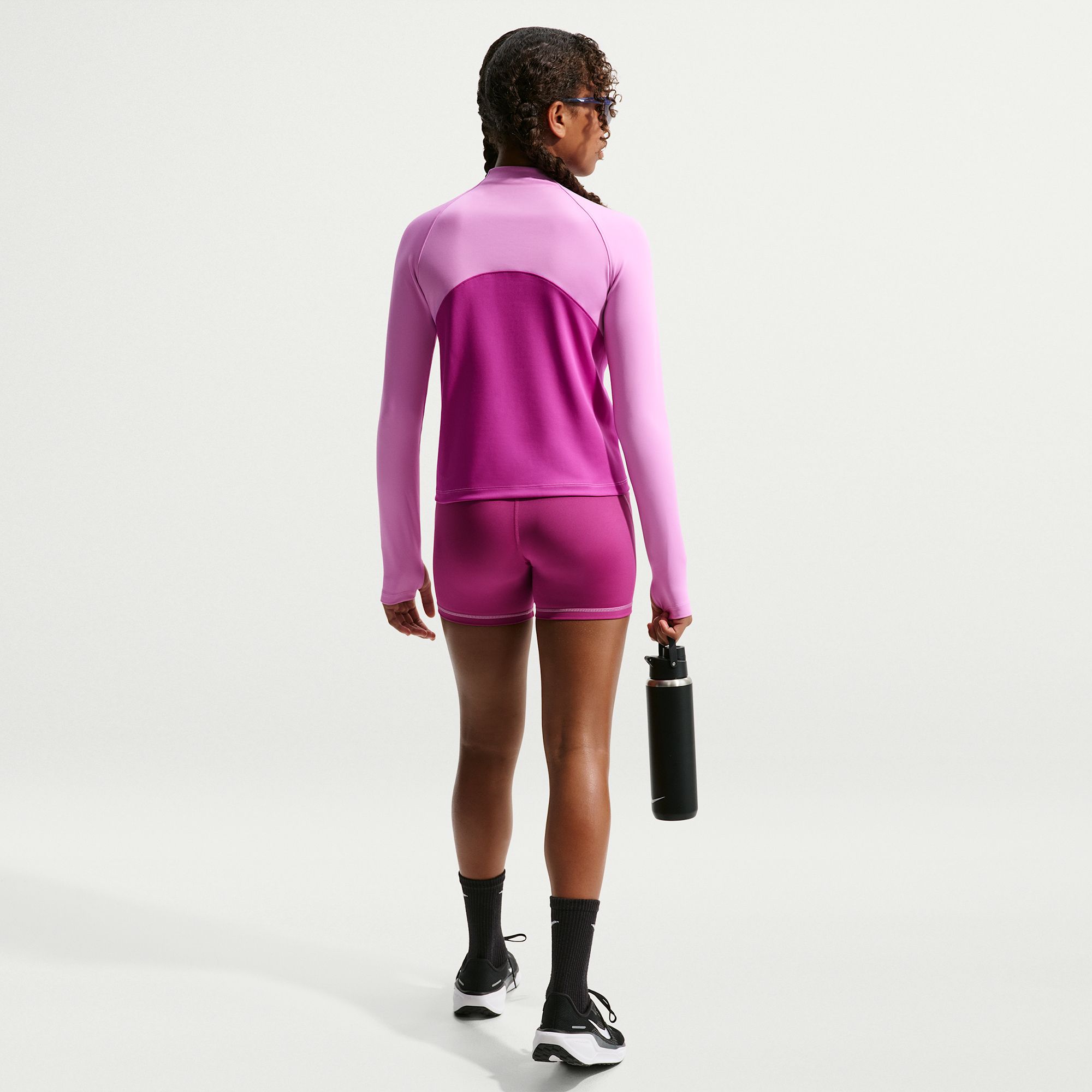 Nike Girls' Dri-FIT Half-Zip Longe Sleeve Top product image